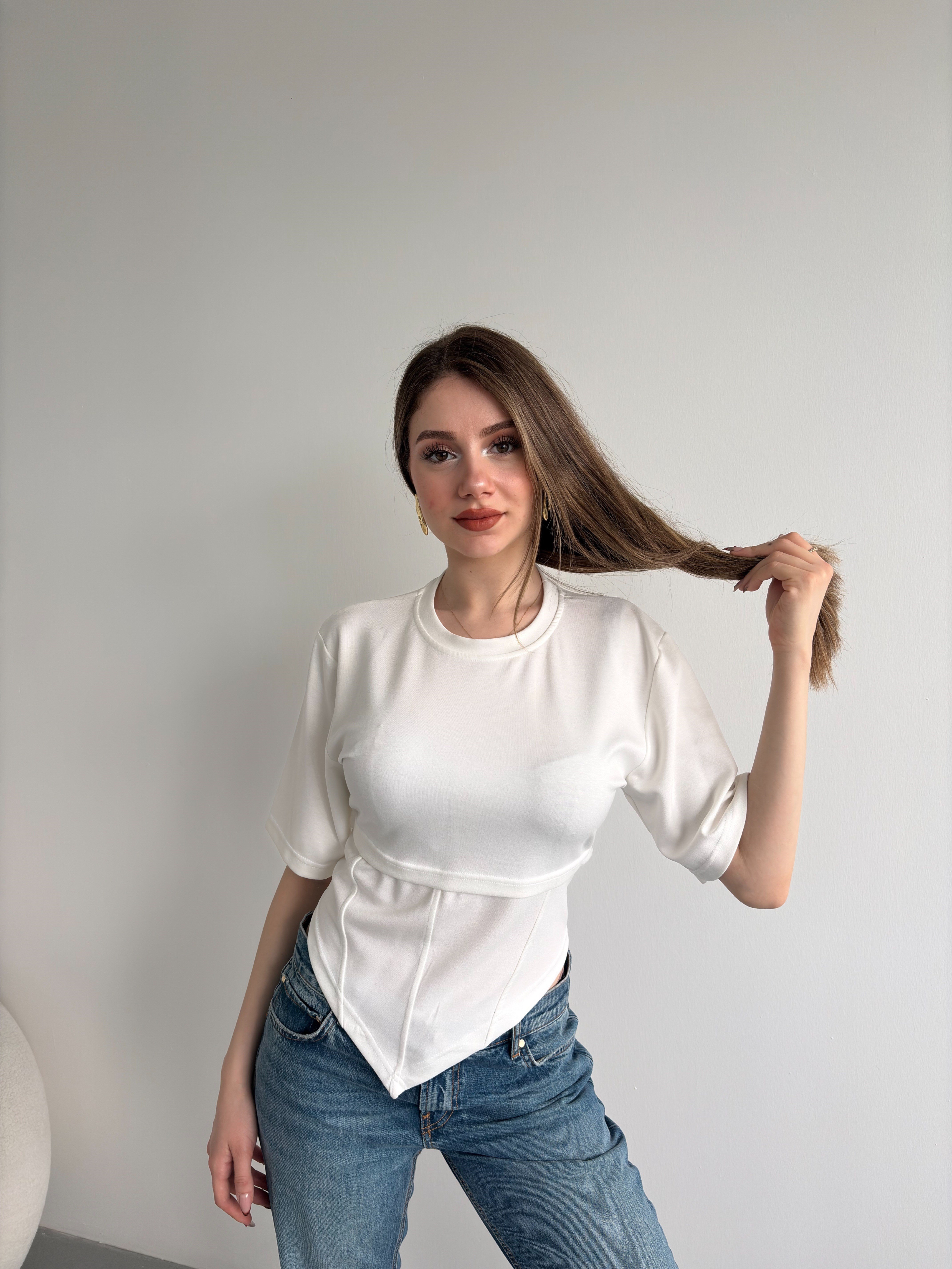 Korseli Modal Tshirt