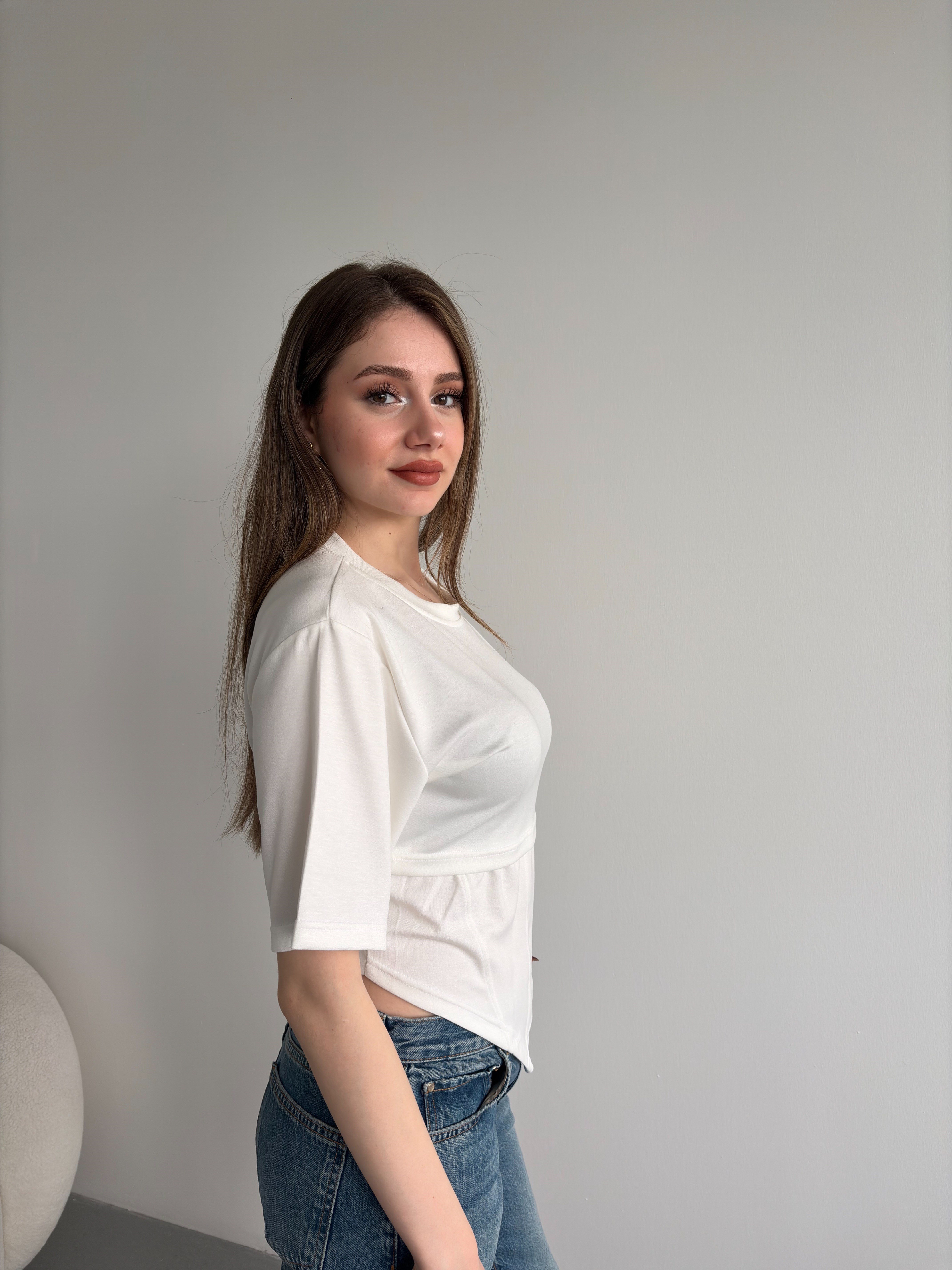 Korseli Modal Tshirt