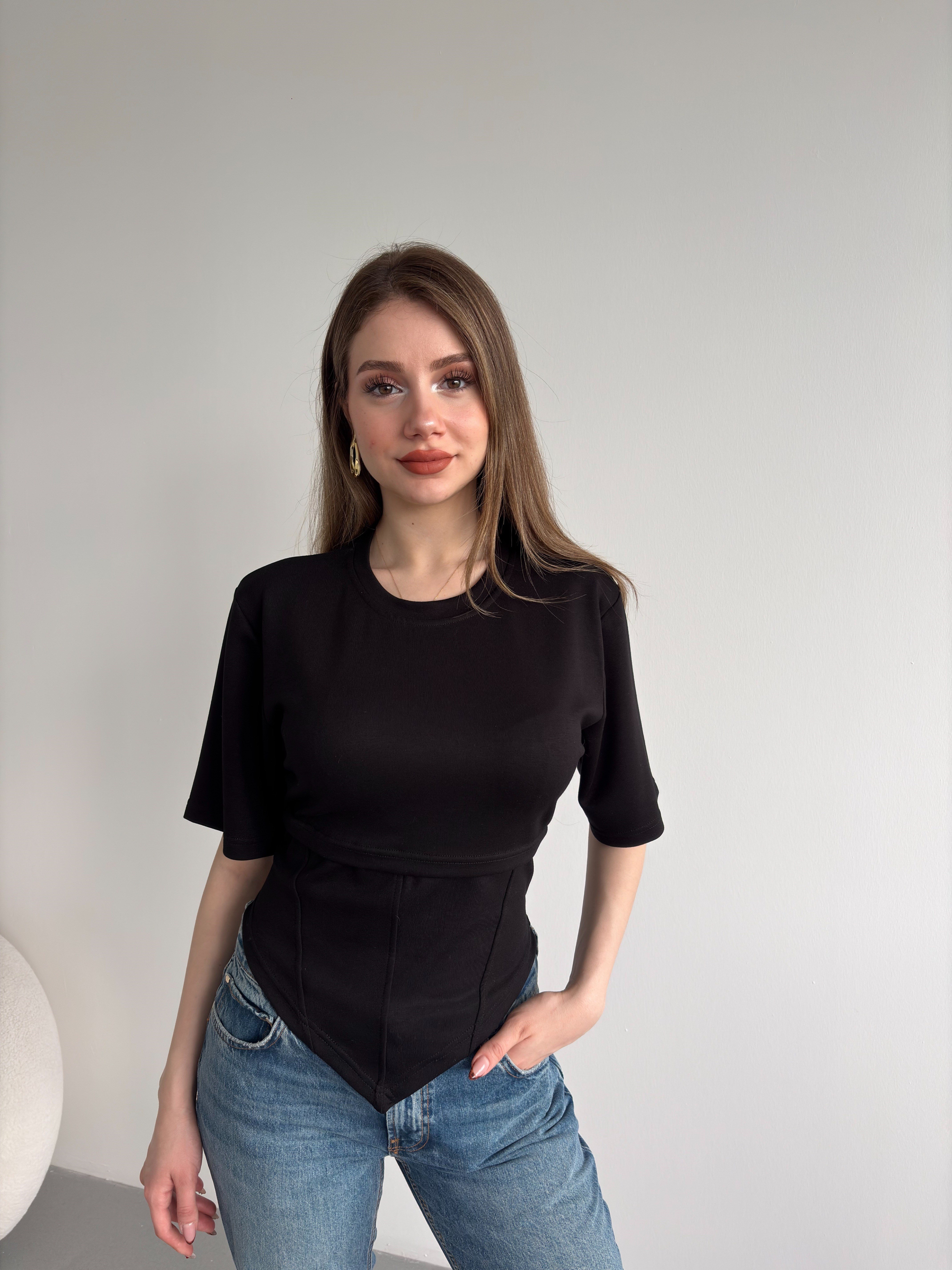 Korseli Modal Tshirt
