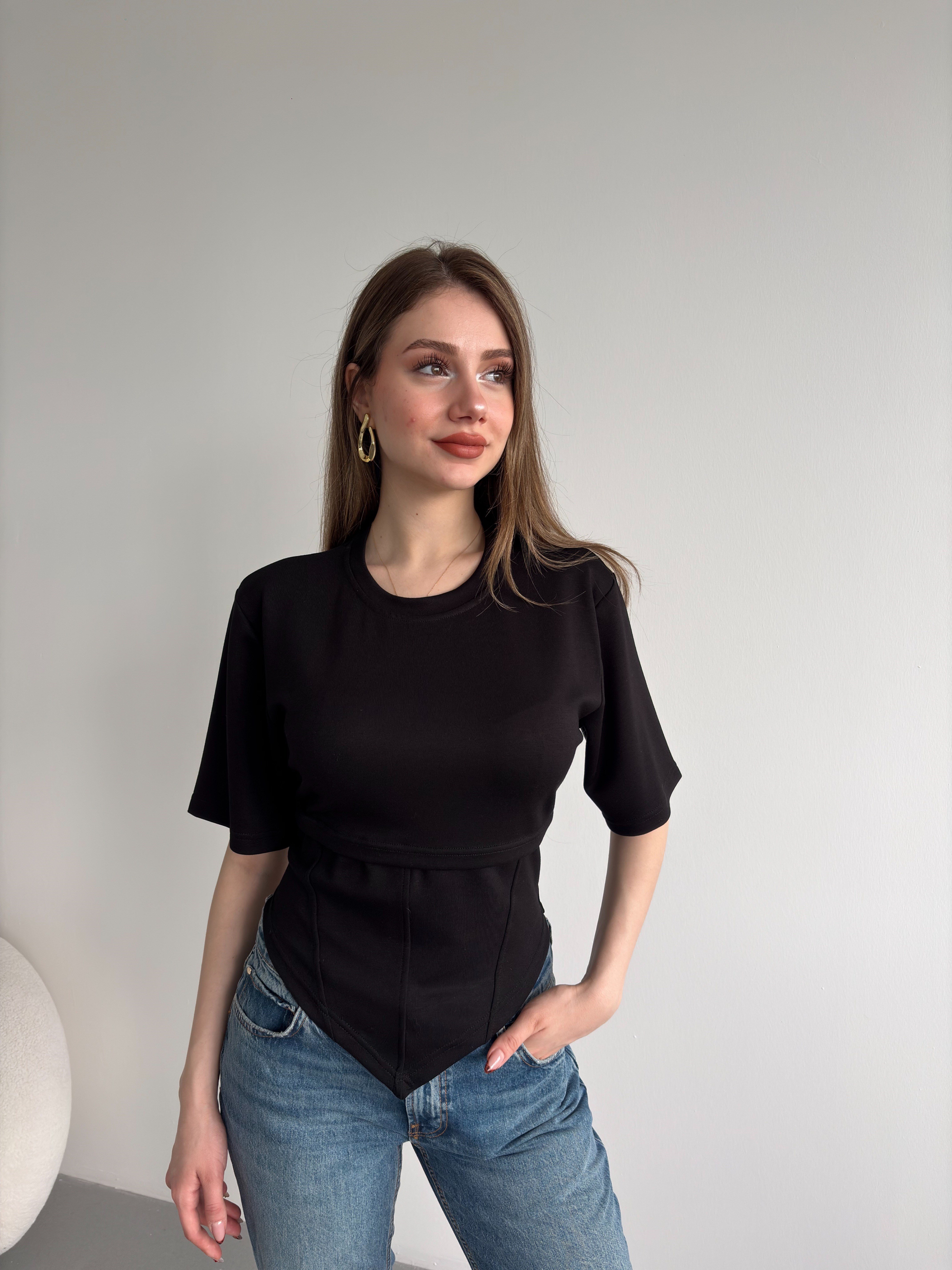 Korseli Modal Tshirt