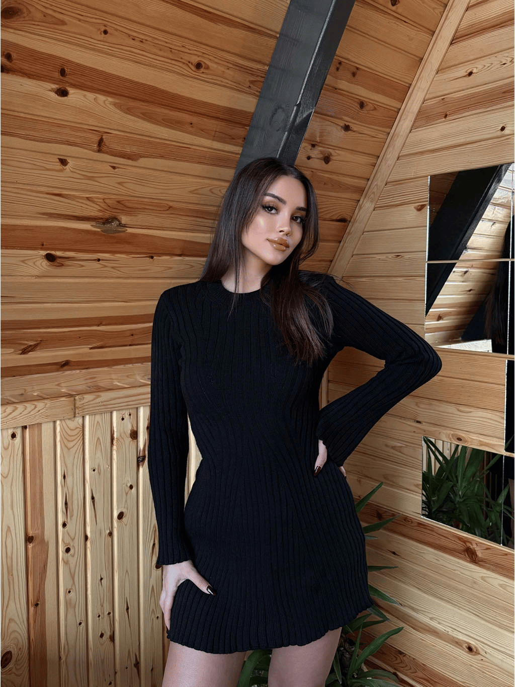 Larissa İspanyol Triko Elbise