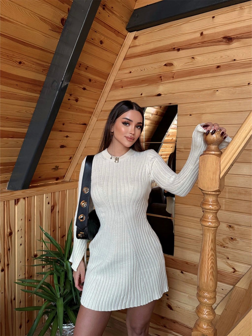 Larissa İspanyol Triko Elbise