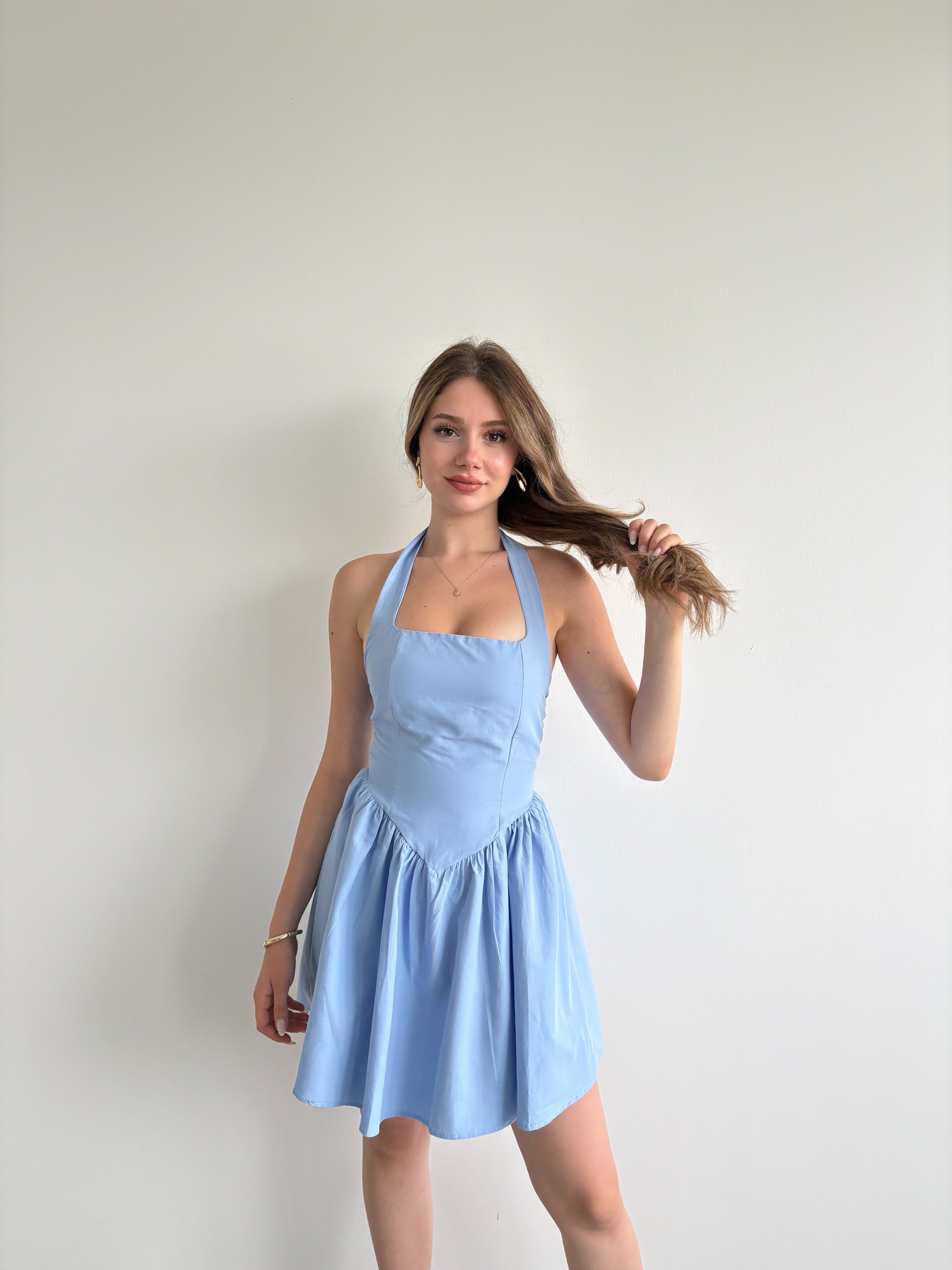 Mini Halter Elbise
