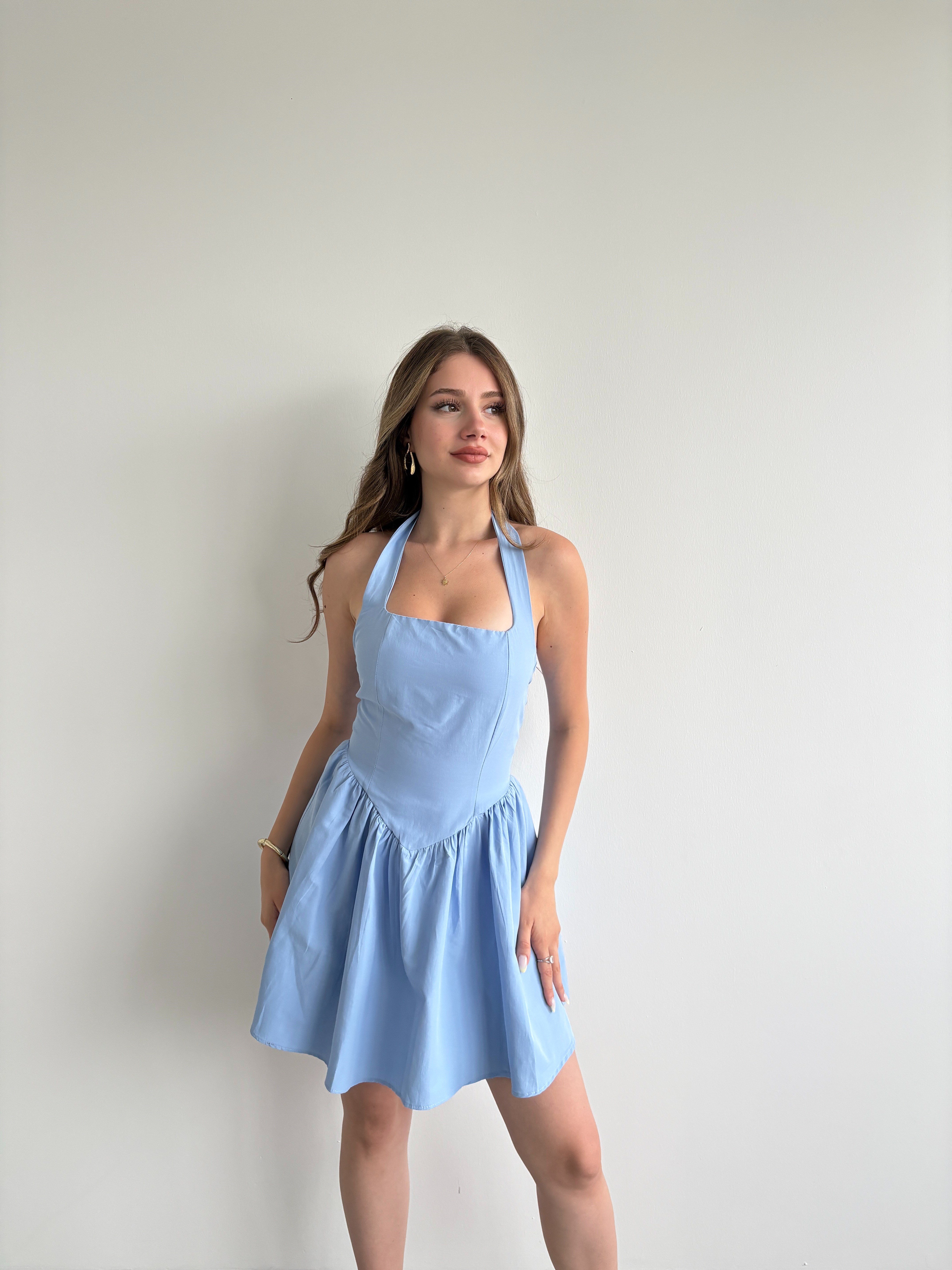 Mini Halter Elbise