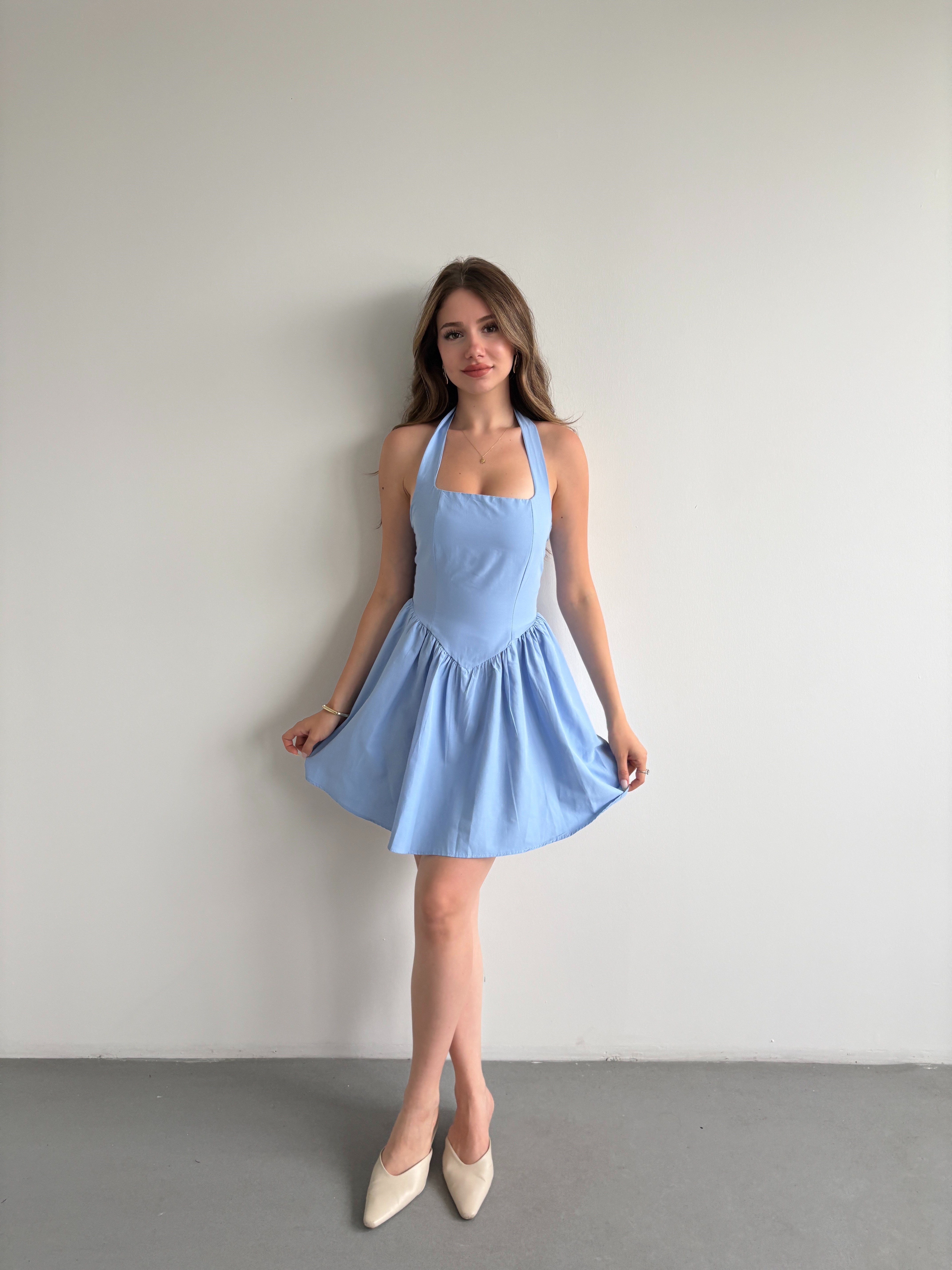 Mini Halter Elbise