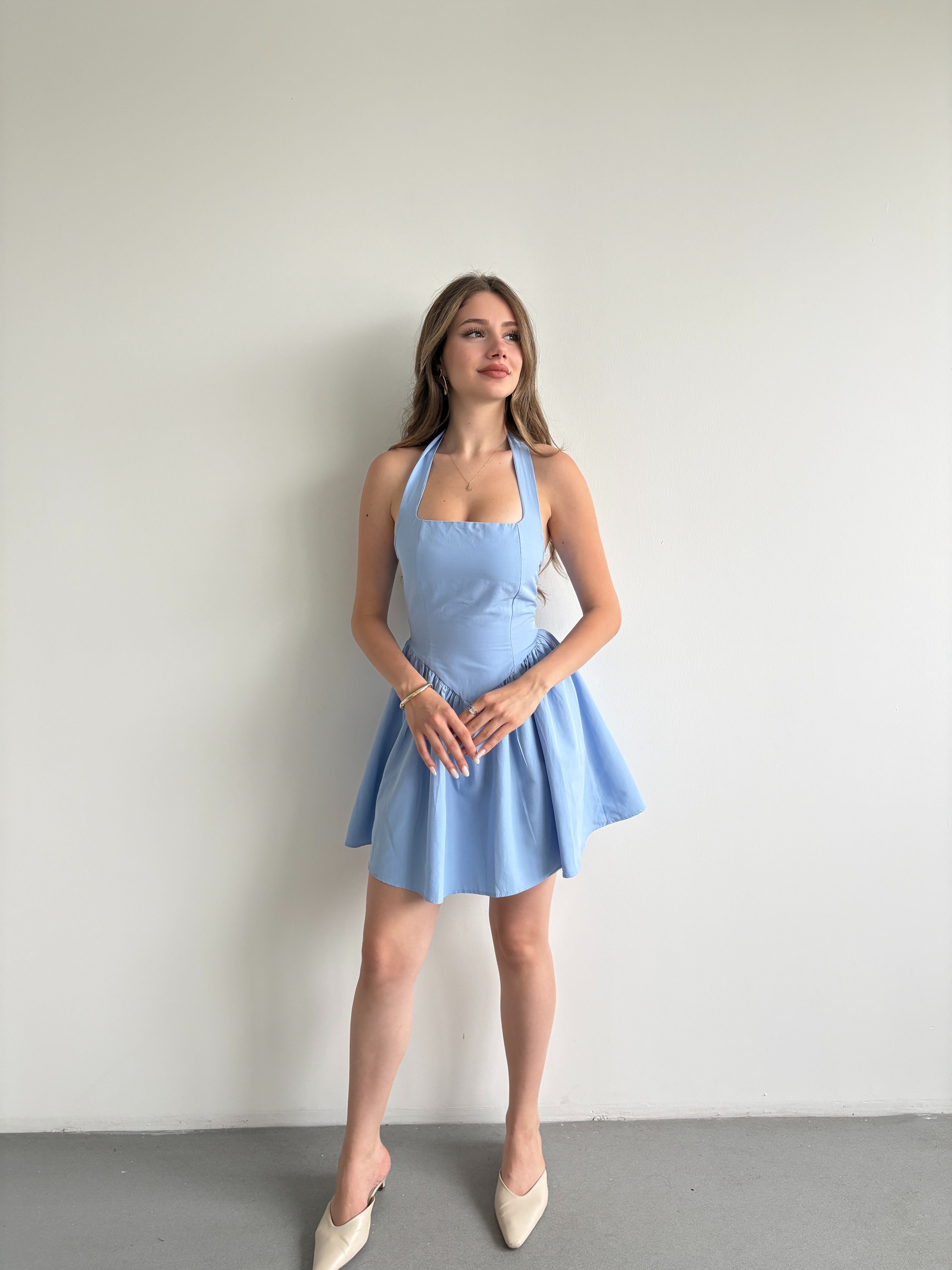 Mini Halter Elbise