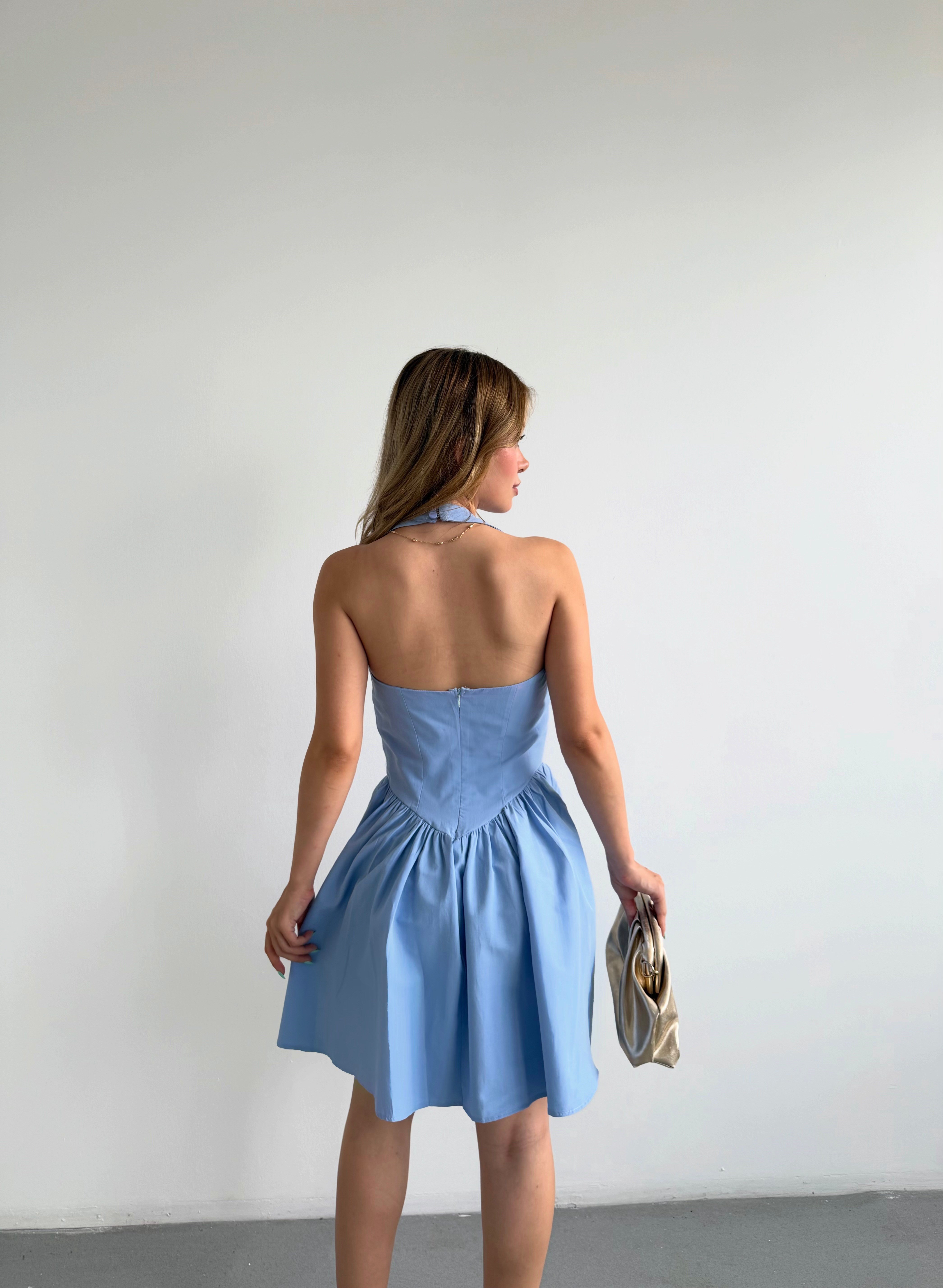 Mini Halter Elbise