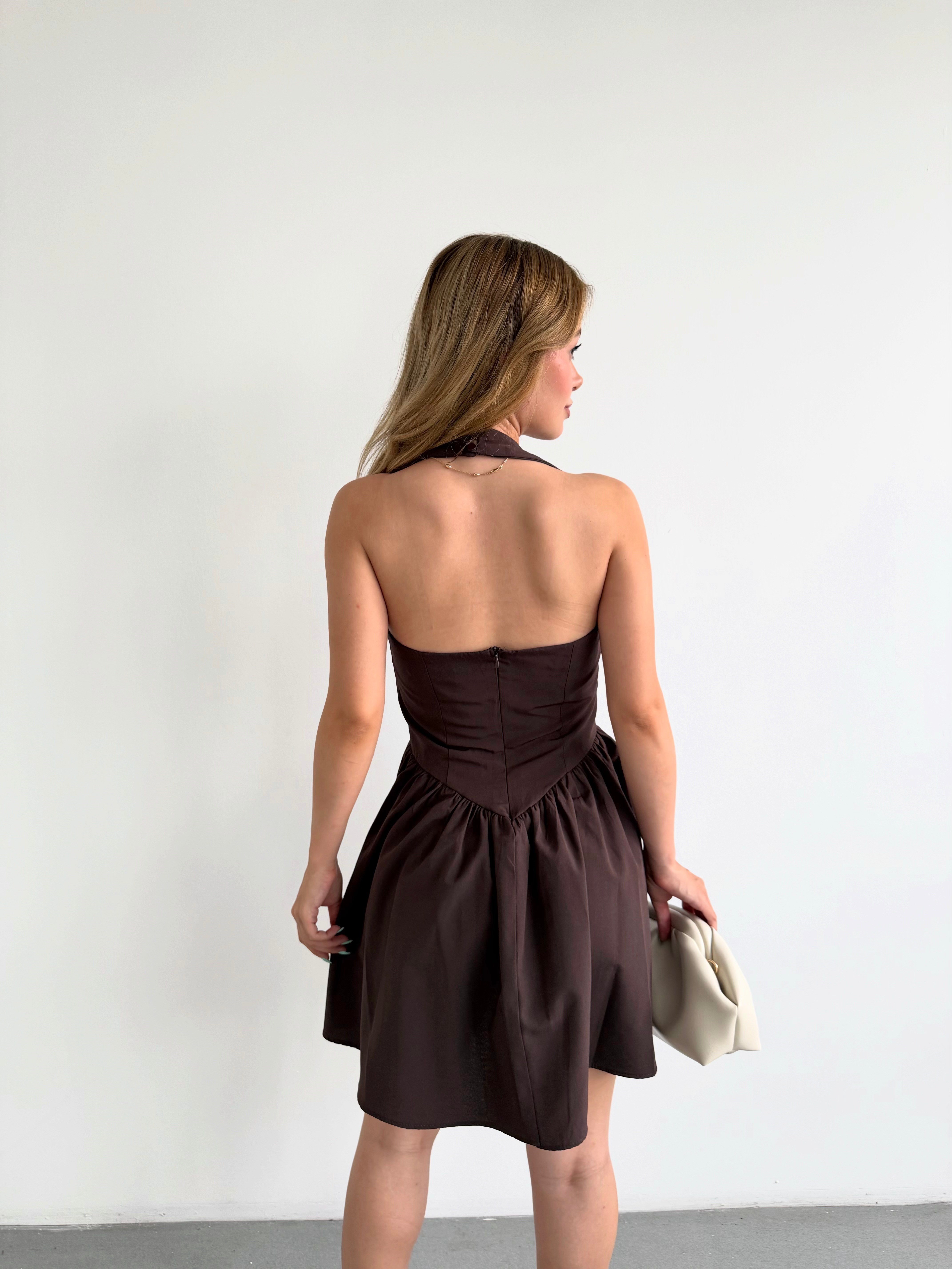Mini Halter Elbise