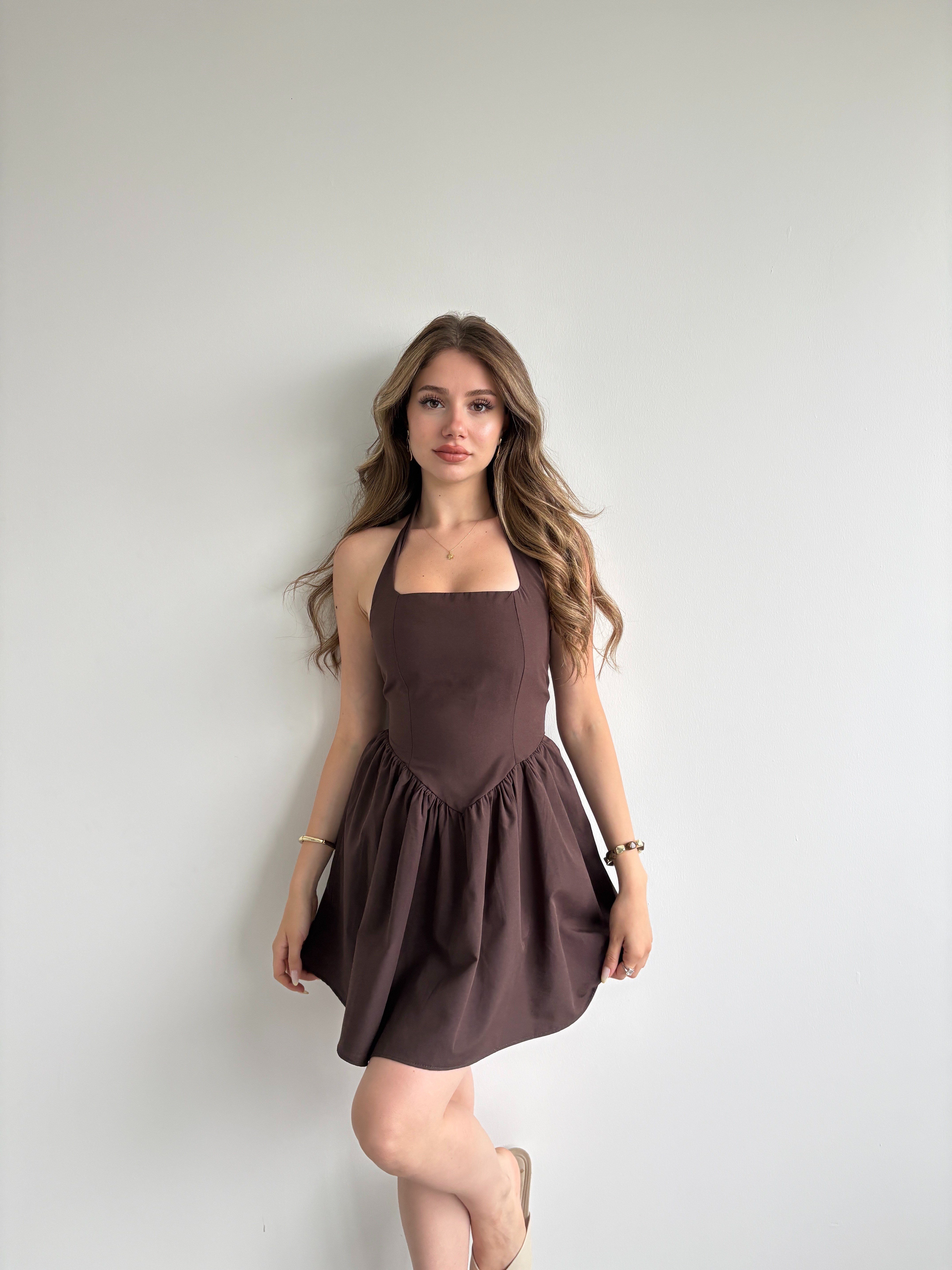 Mini Halter Elbise