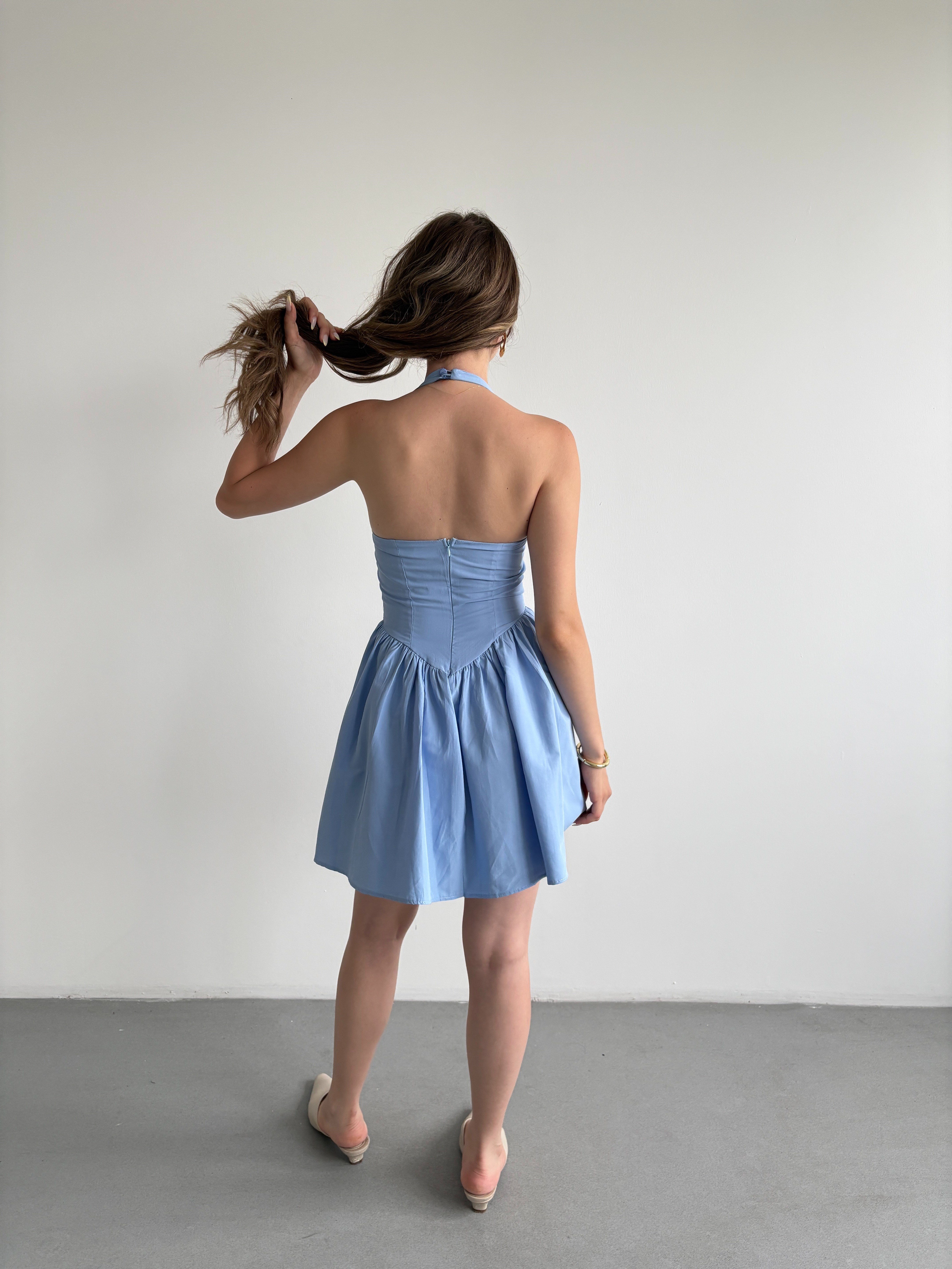Mini Halter Elbise