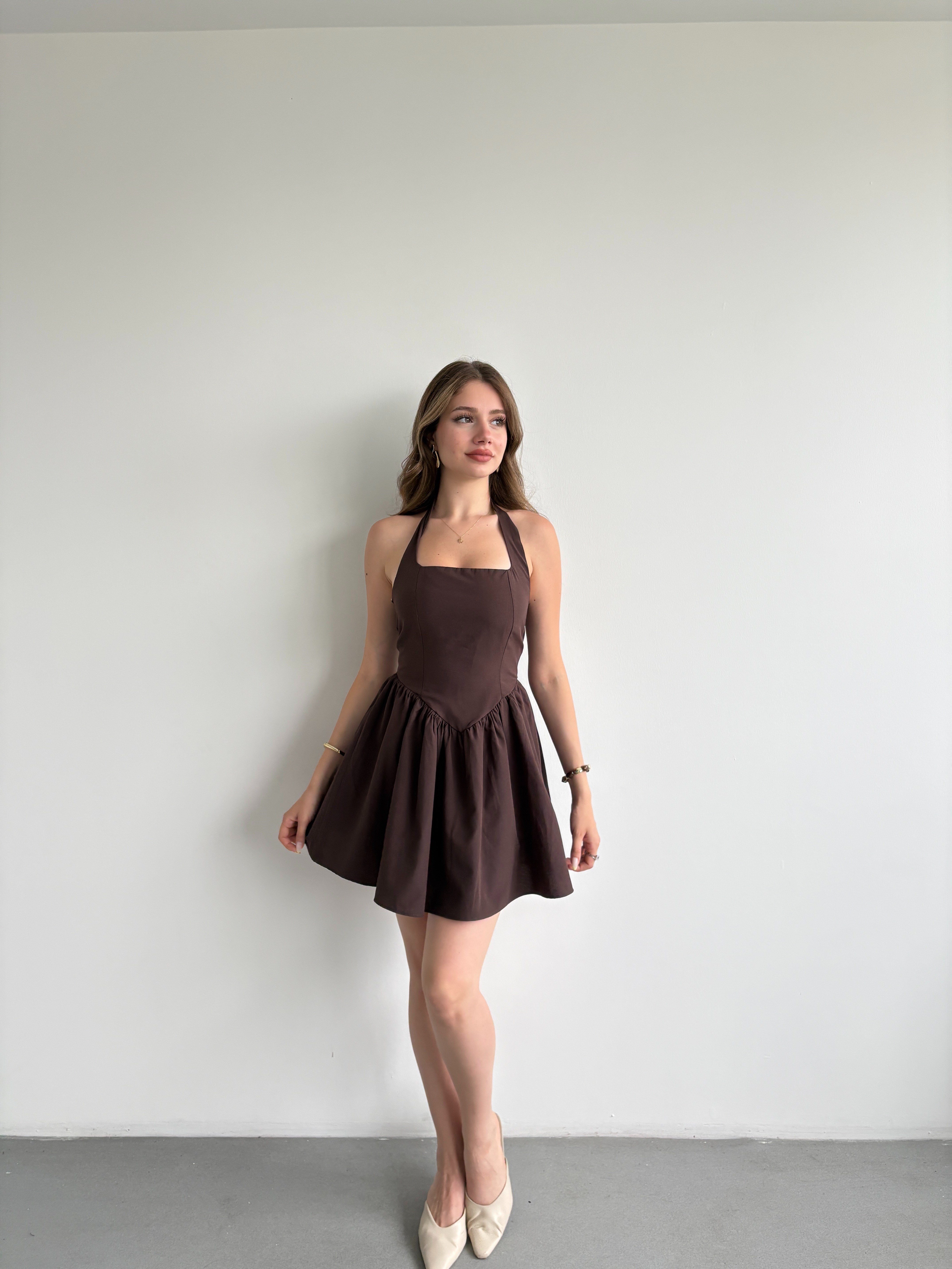 Mini Halter Elbise