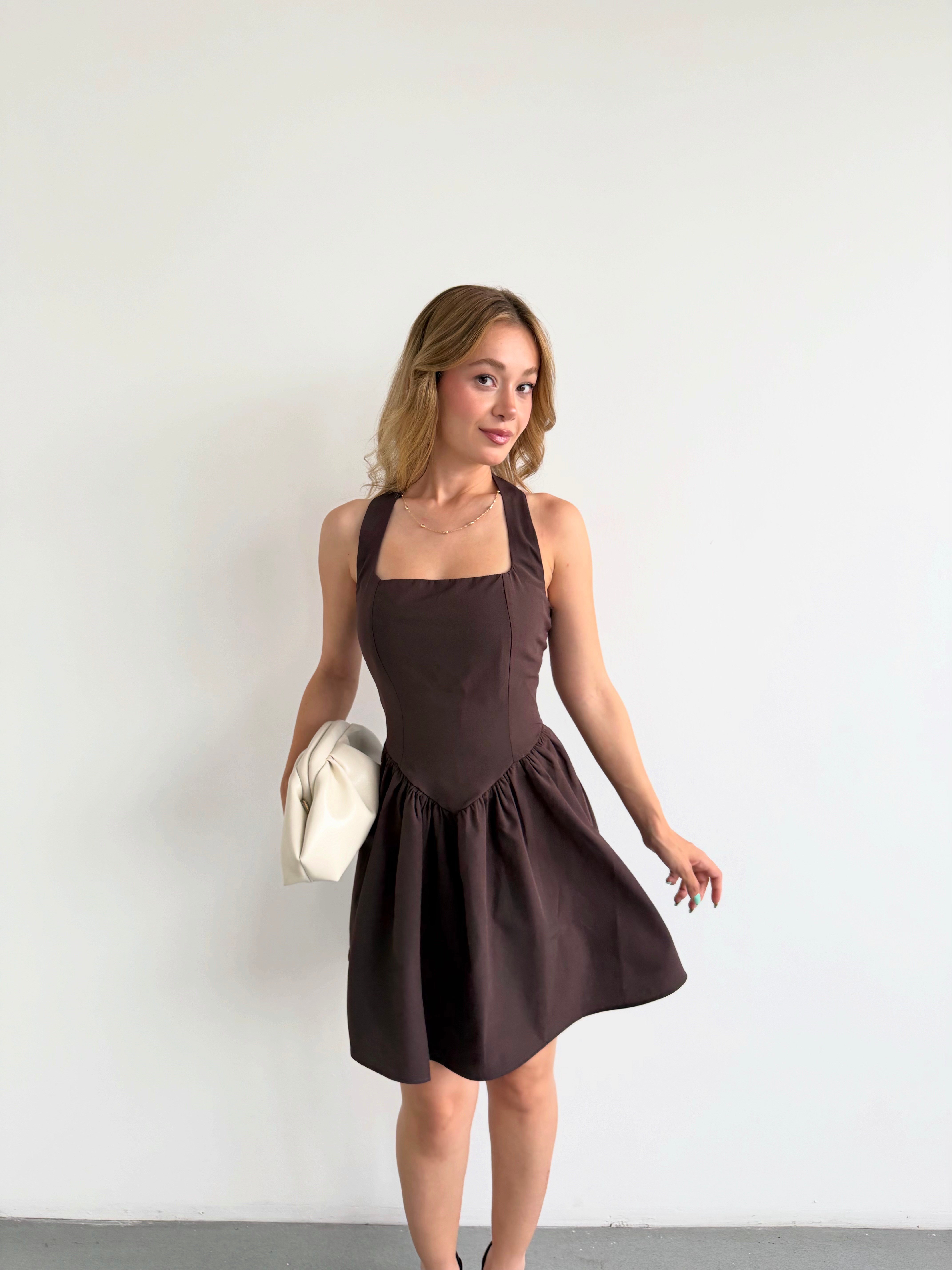 Mini Halter Elbise