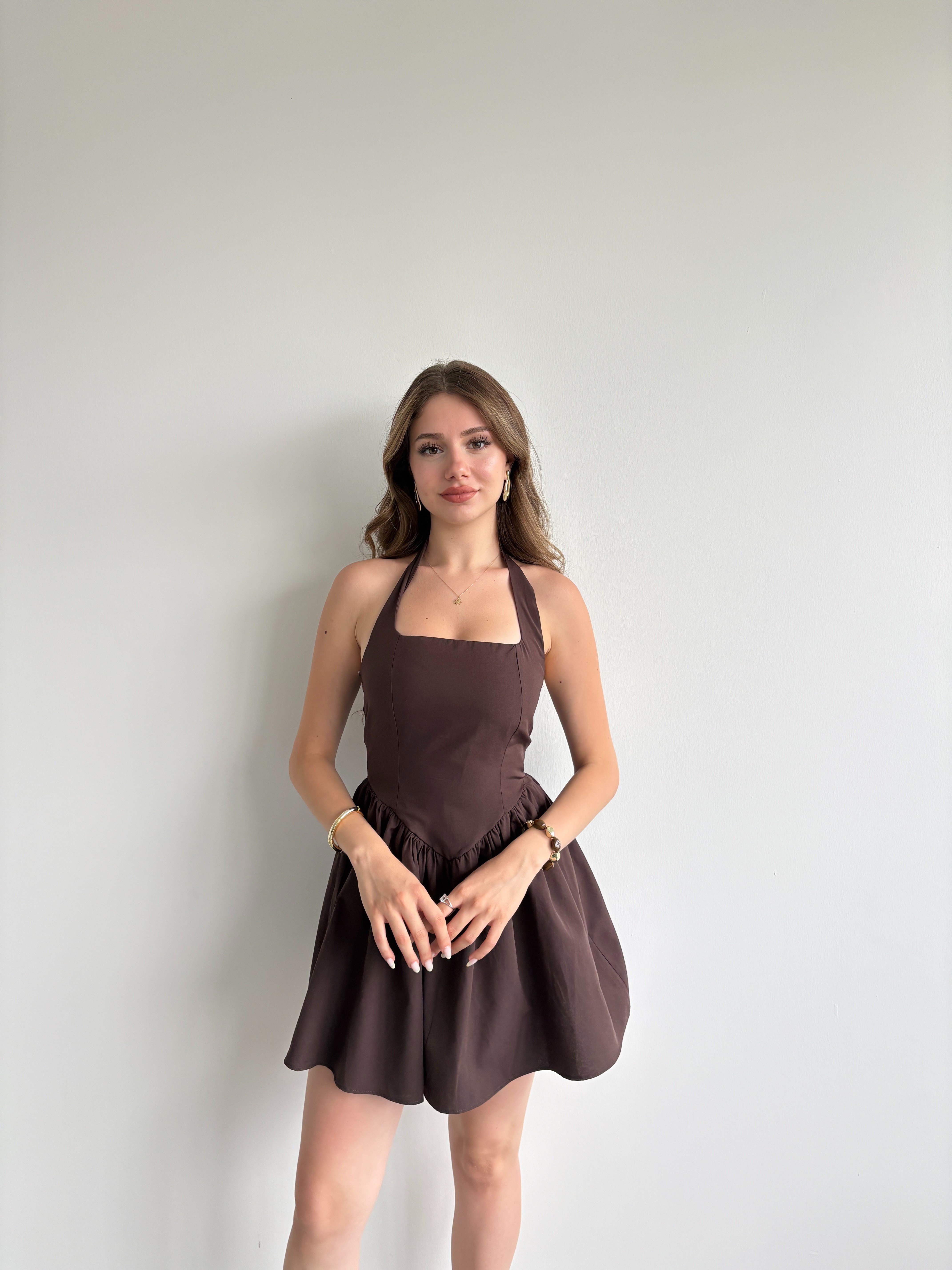 Mini Halter Elbise