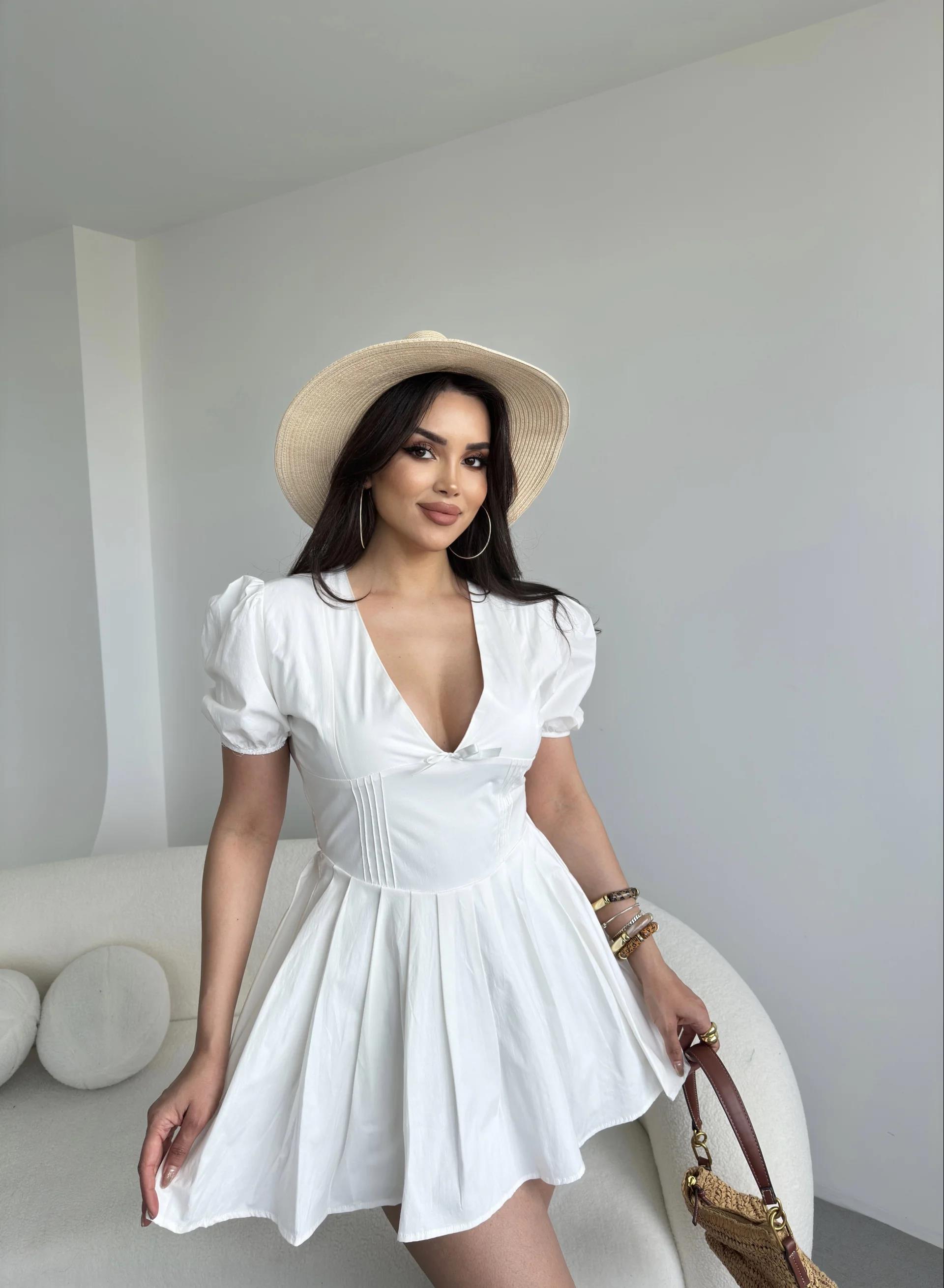 Mini Poplin Elbise