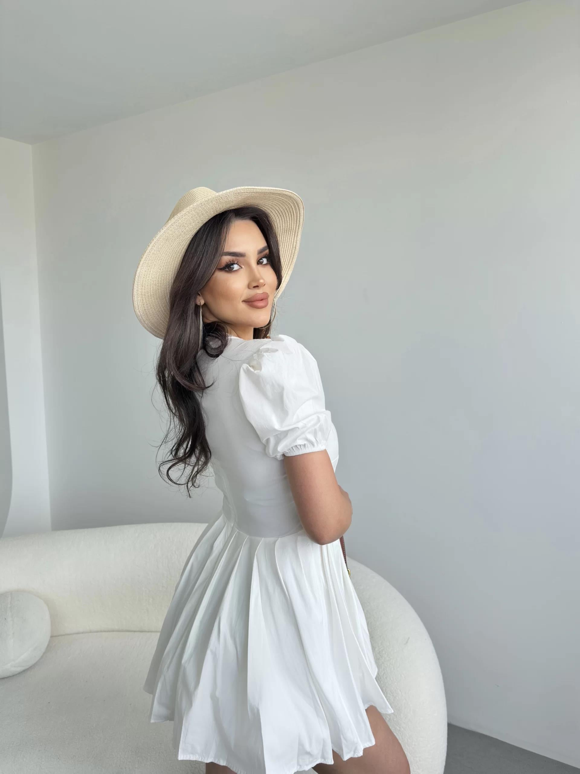 Mini Poplin Elbise