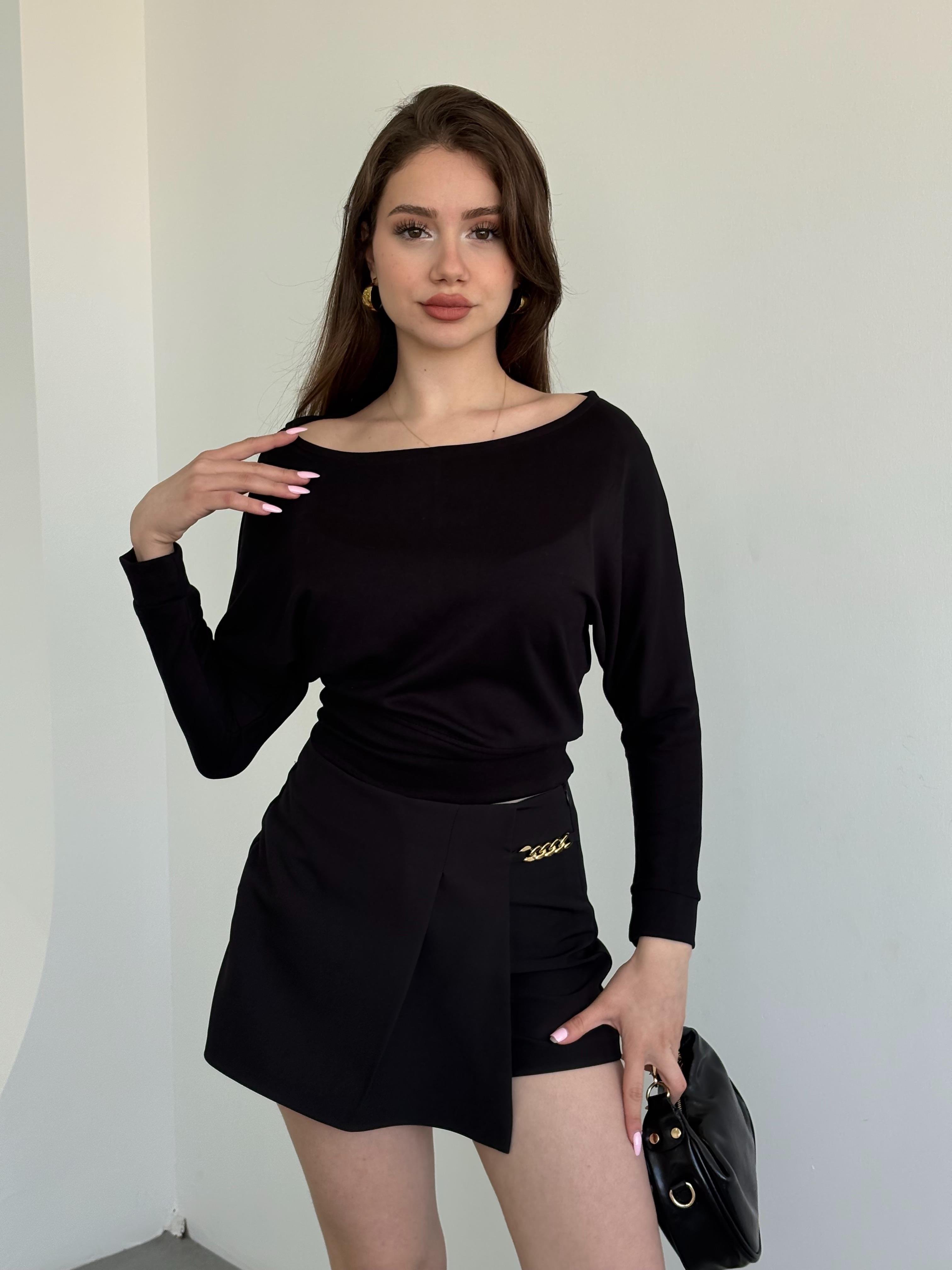 Modal Bel Büzgü Bluz