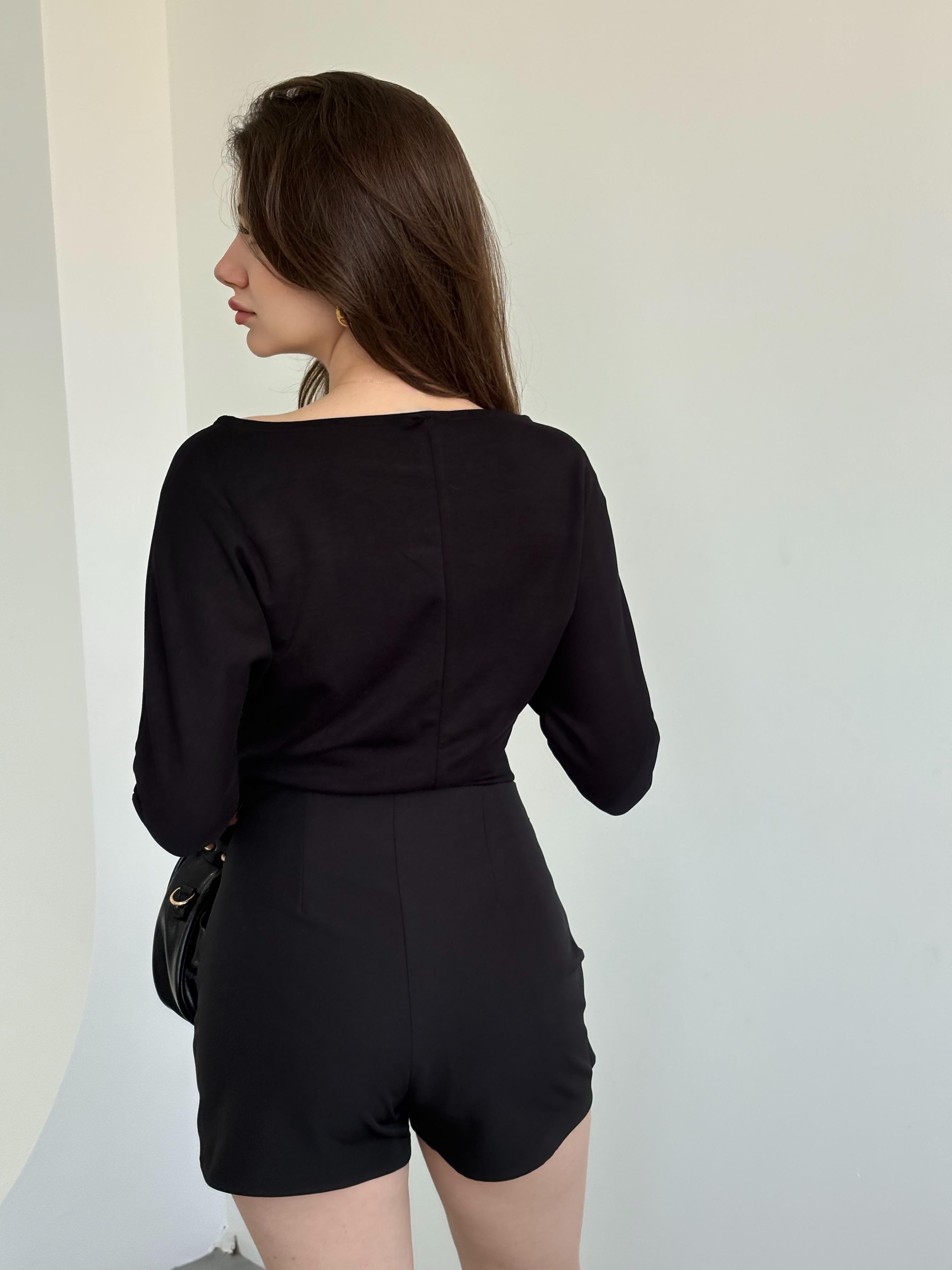 Modal Bel Büzgü Bluz