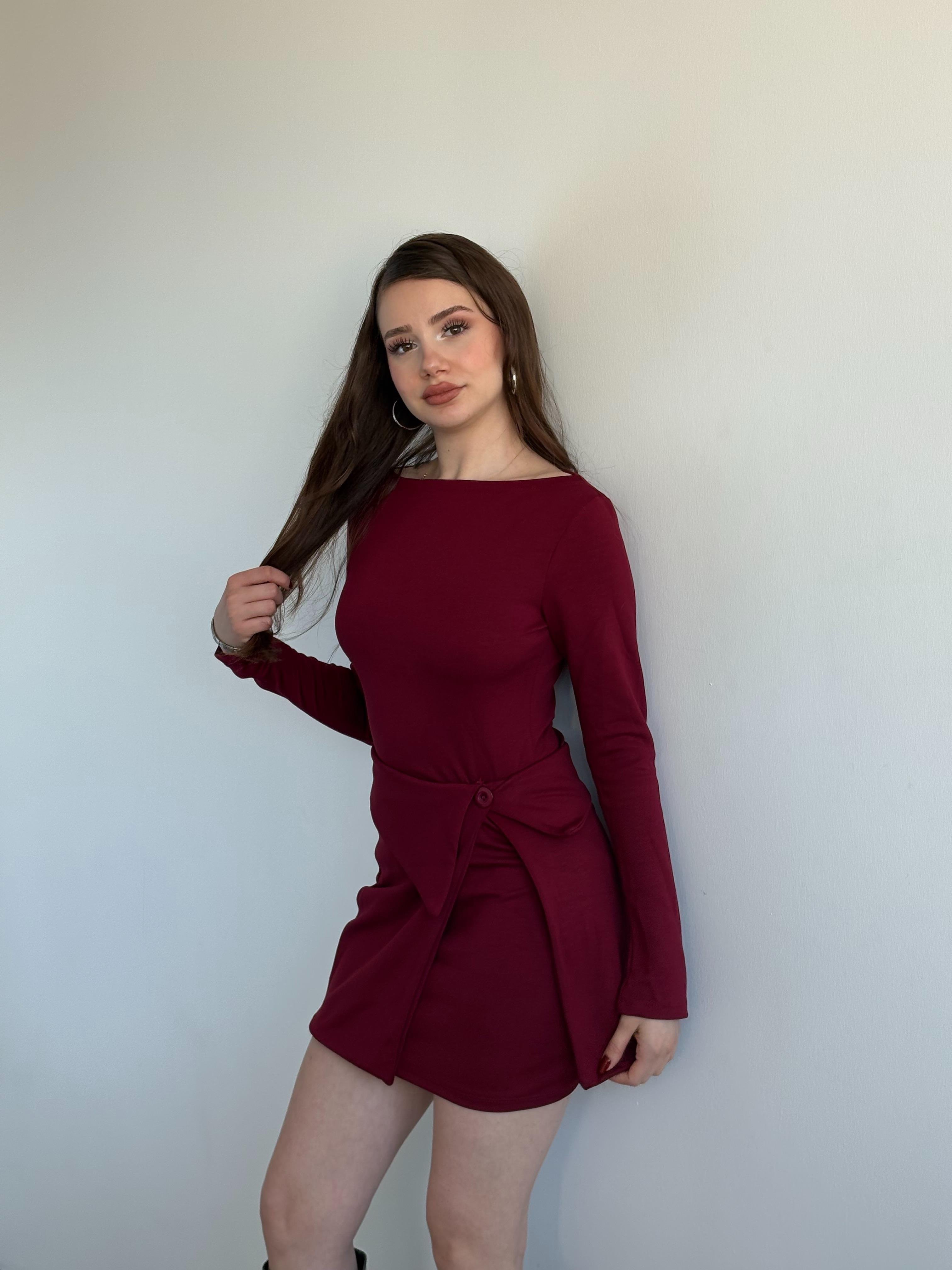 Modal Etekli Elbise