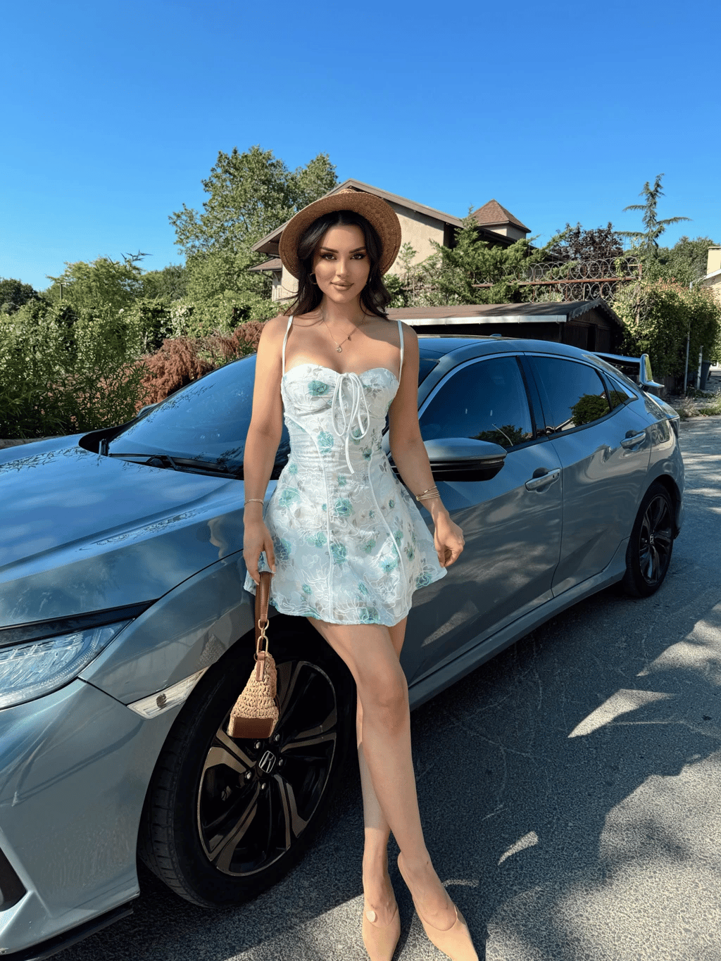 Monica Dantel Mini Elbise