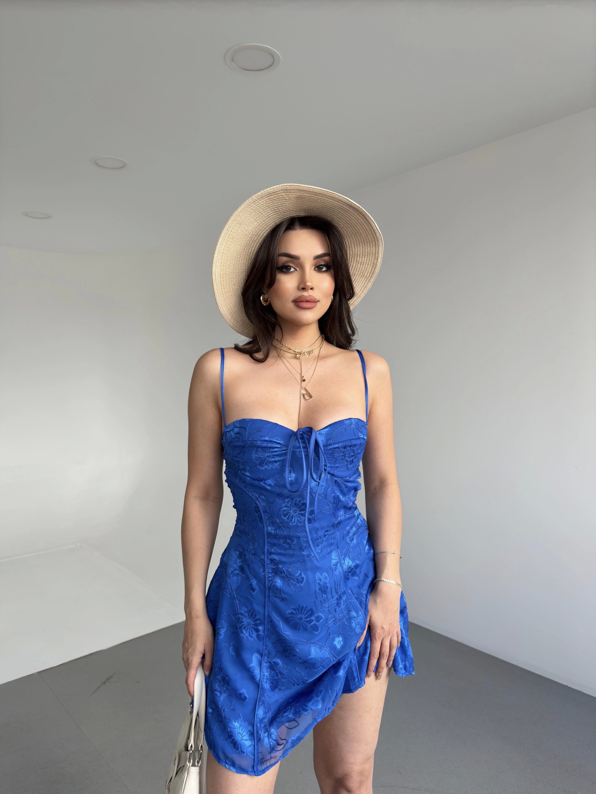 Monica Dantel Mini Elbise