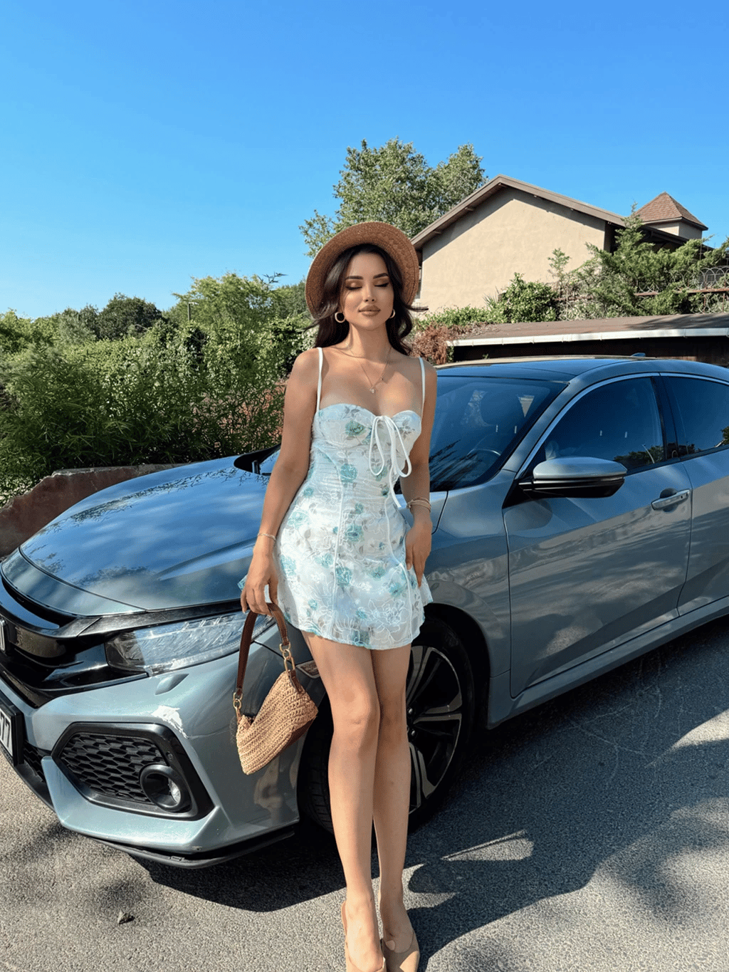 Monica Dantel Mini Elbise