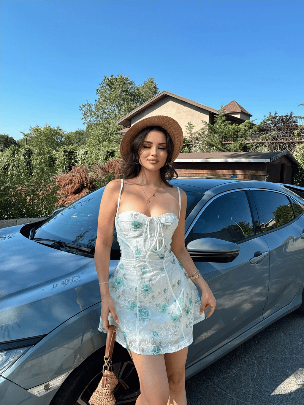 Monica Dantel Mini Elbise
