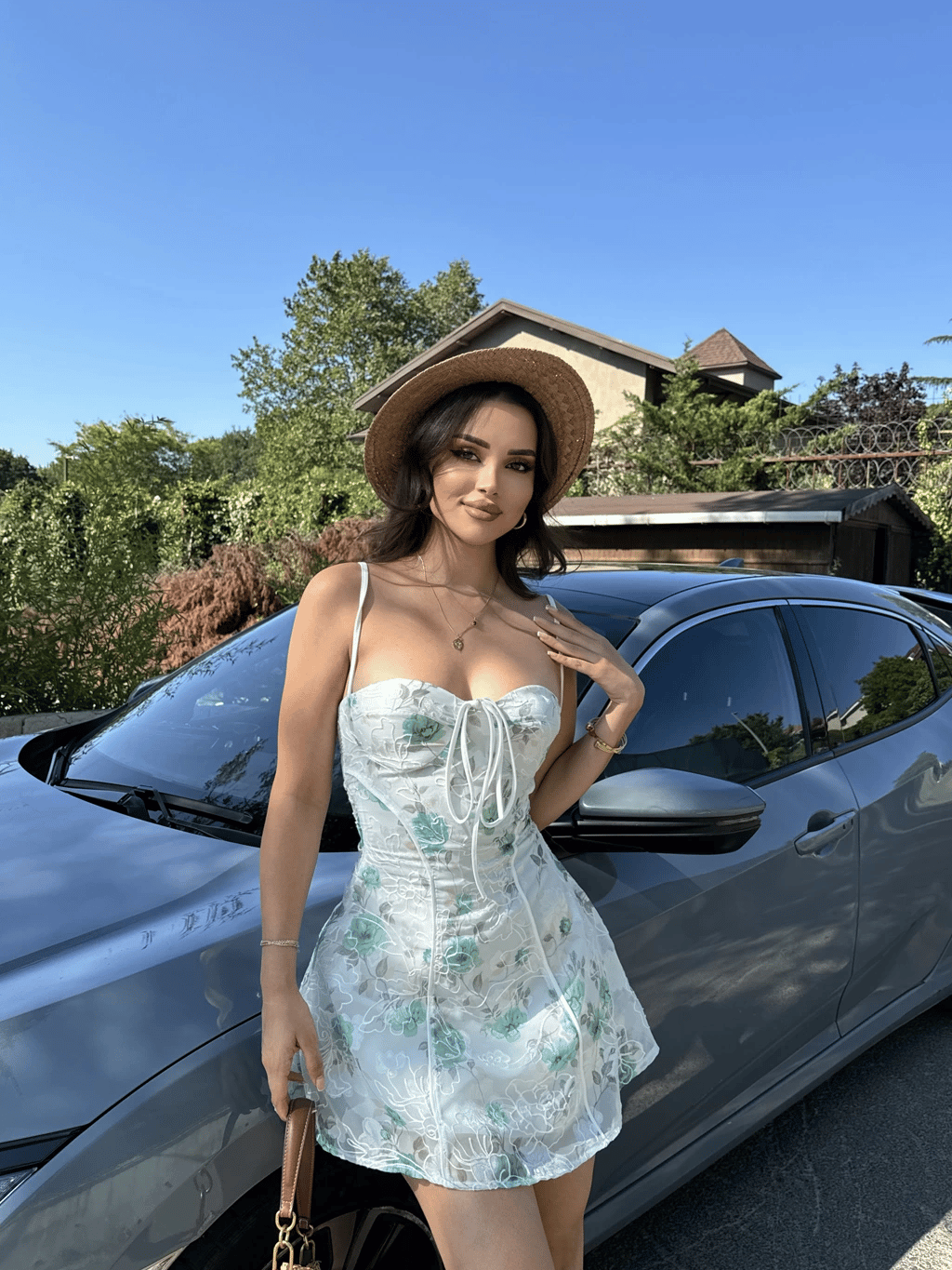 Monica Dantel Mini Elbise