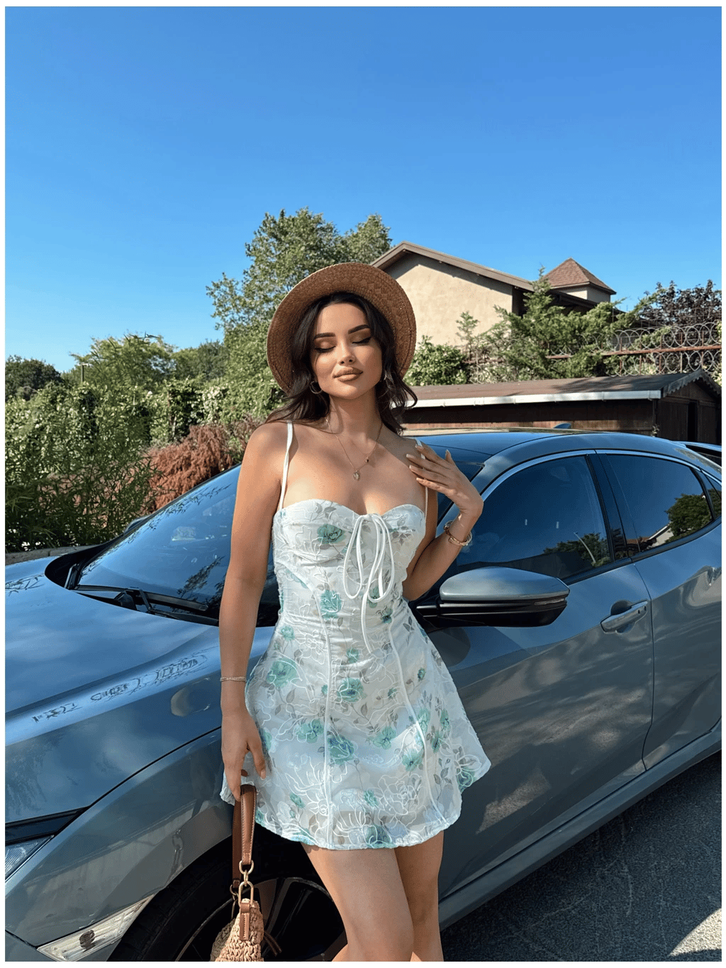 Monica Dantel Mini Elbise