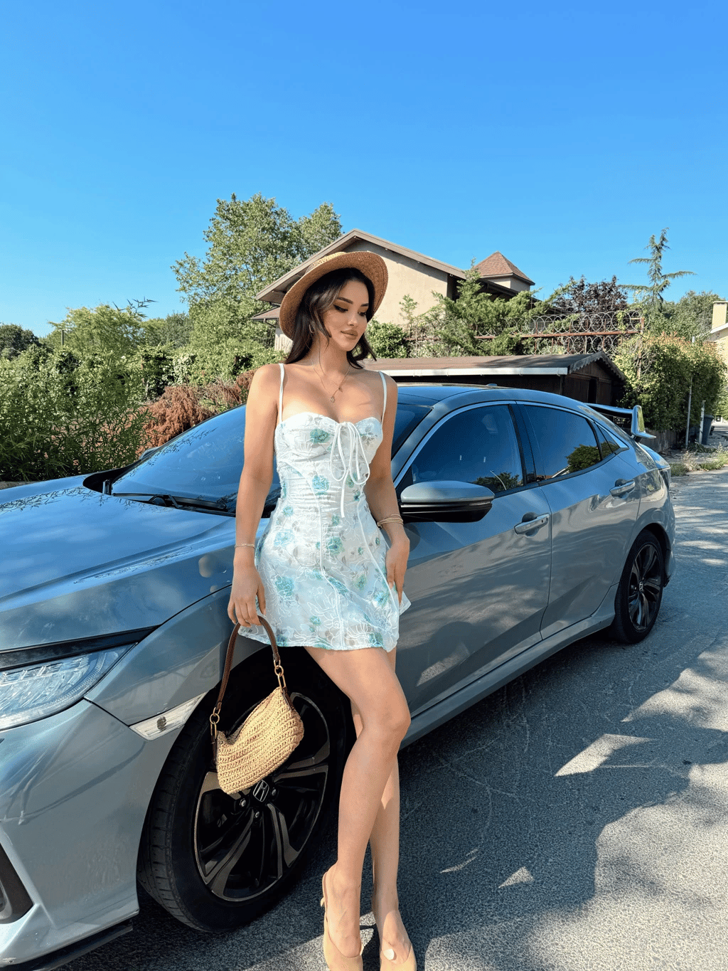 Monica Dantel Mini Elbise