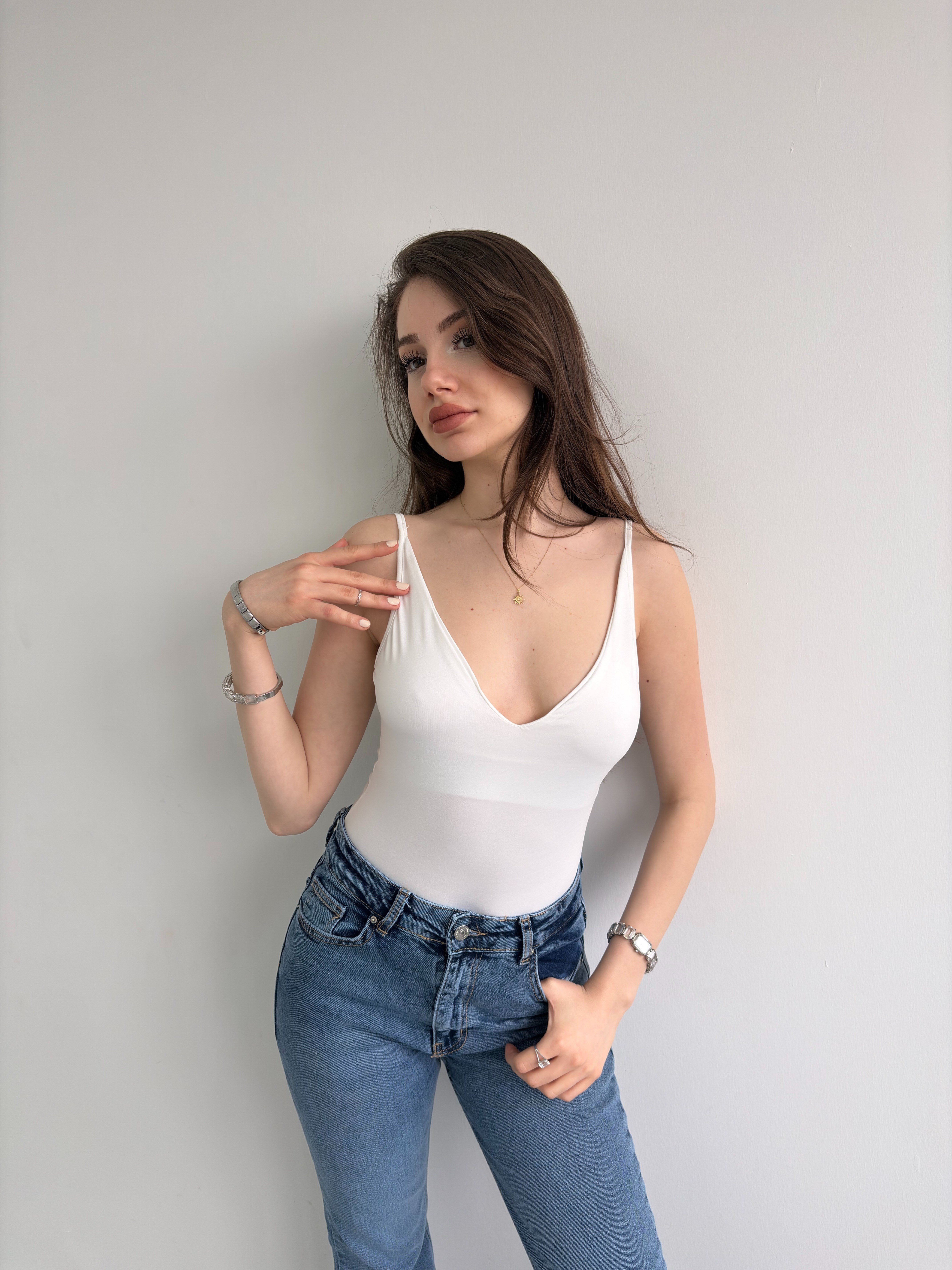 Muadil Poliamid Karışımlı Body