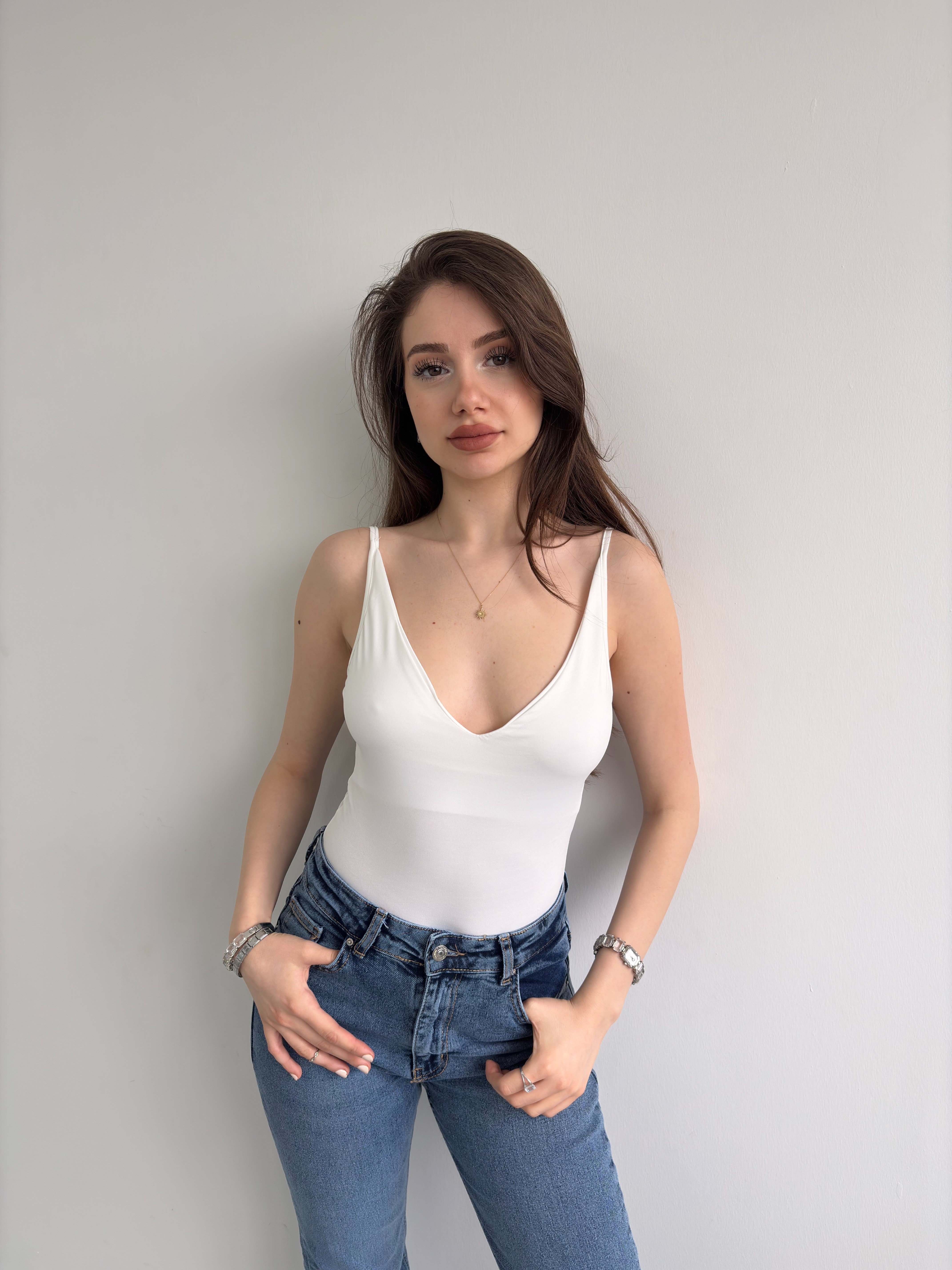 Muadil Poliamid Karışımlı Body