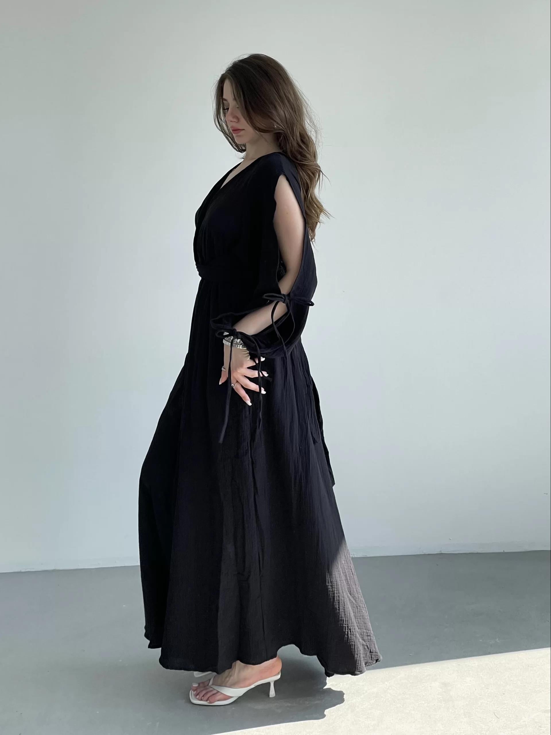 Müslin Kumaş Helen Elbise
