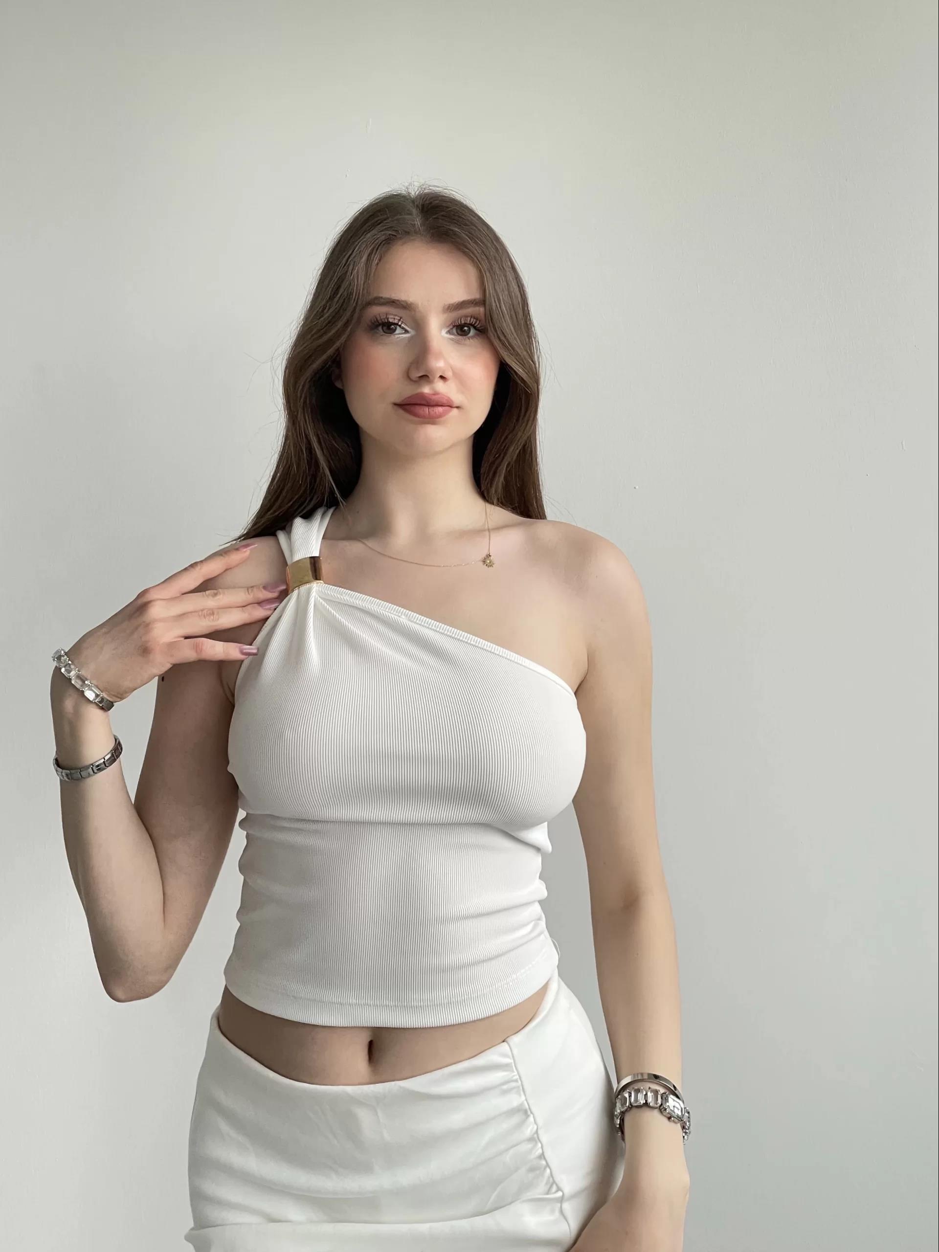 Ottoman Omuz Detaylı Crop