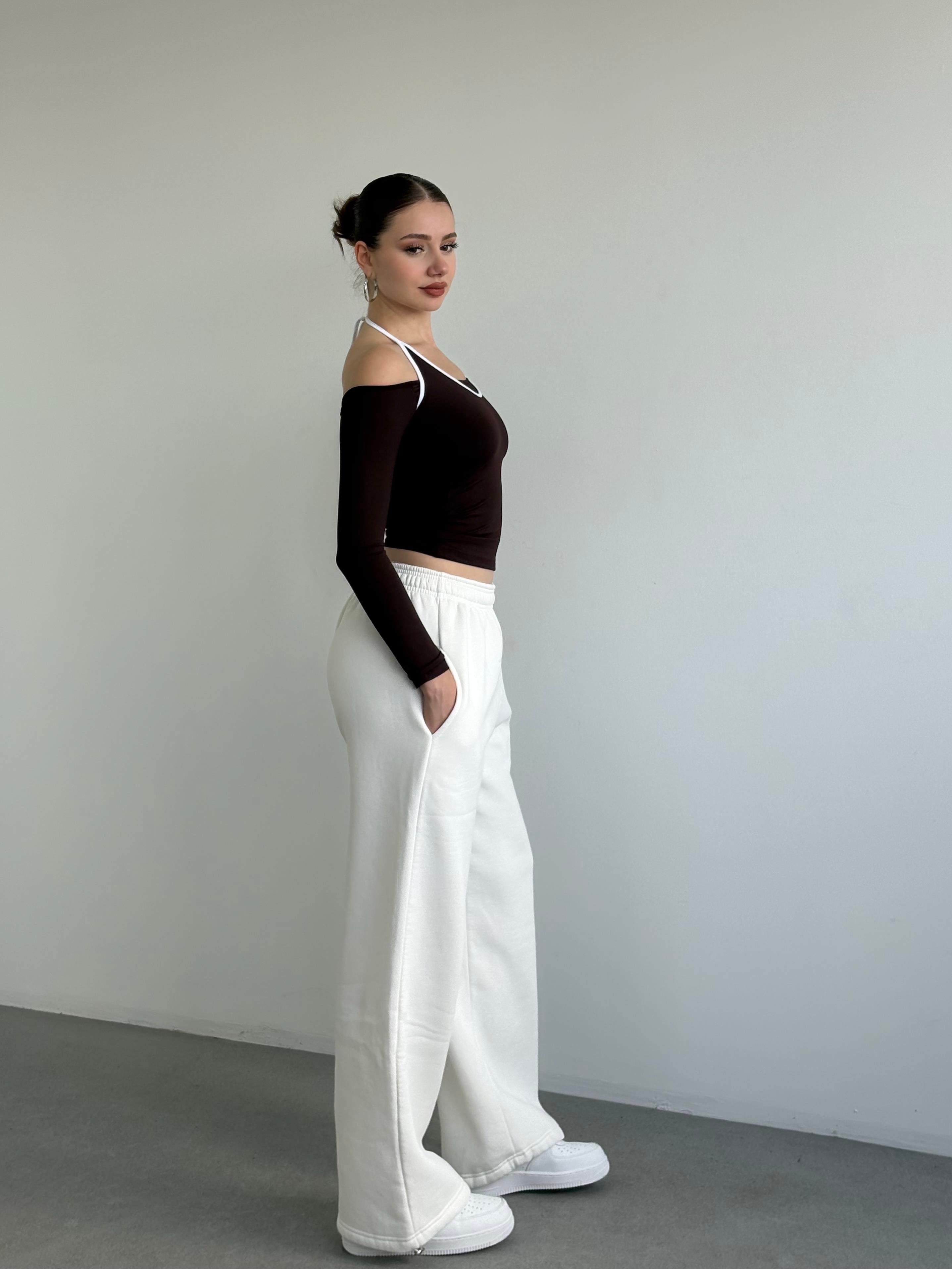 Oversize Baloon Şardonlu Eşofman