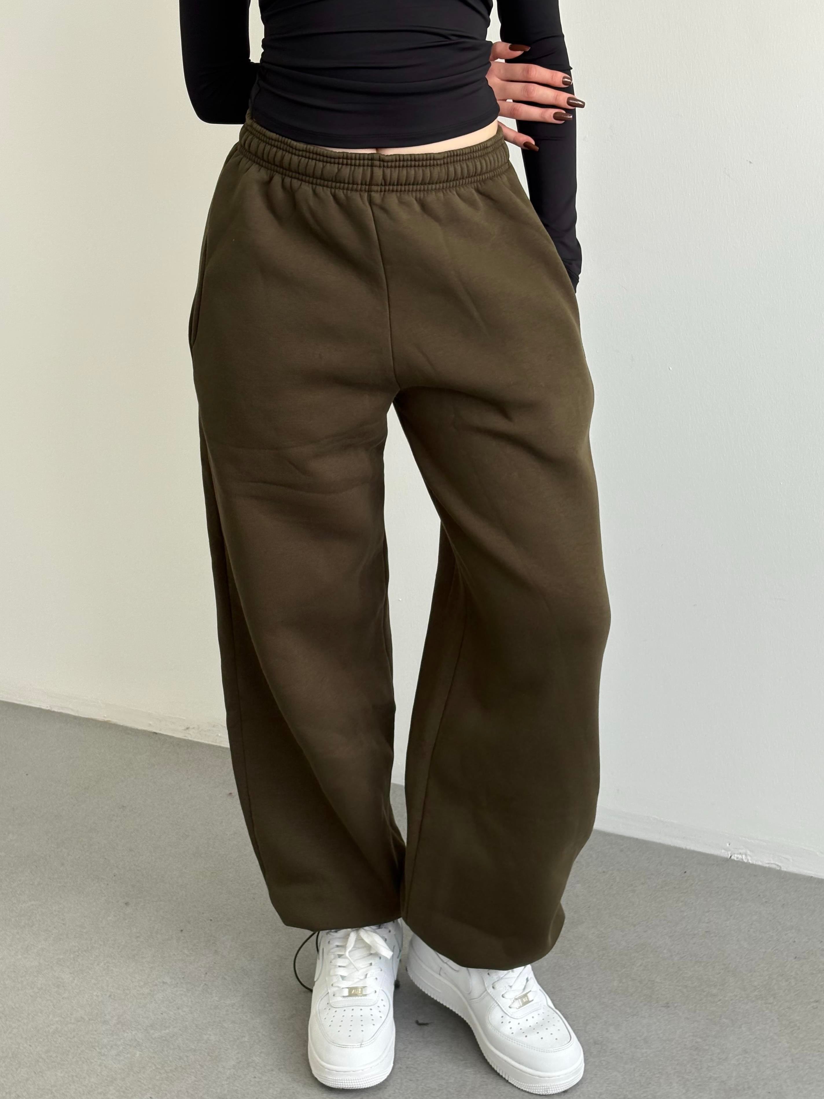 Oversize Baloon Şardonlu Eşofman