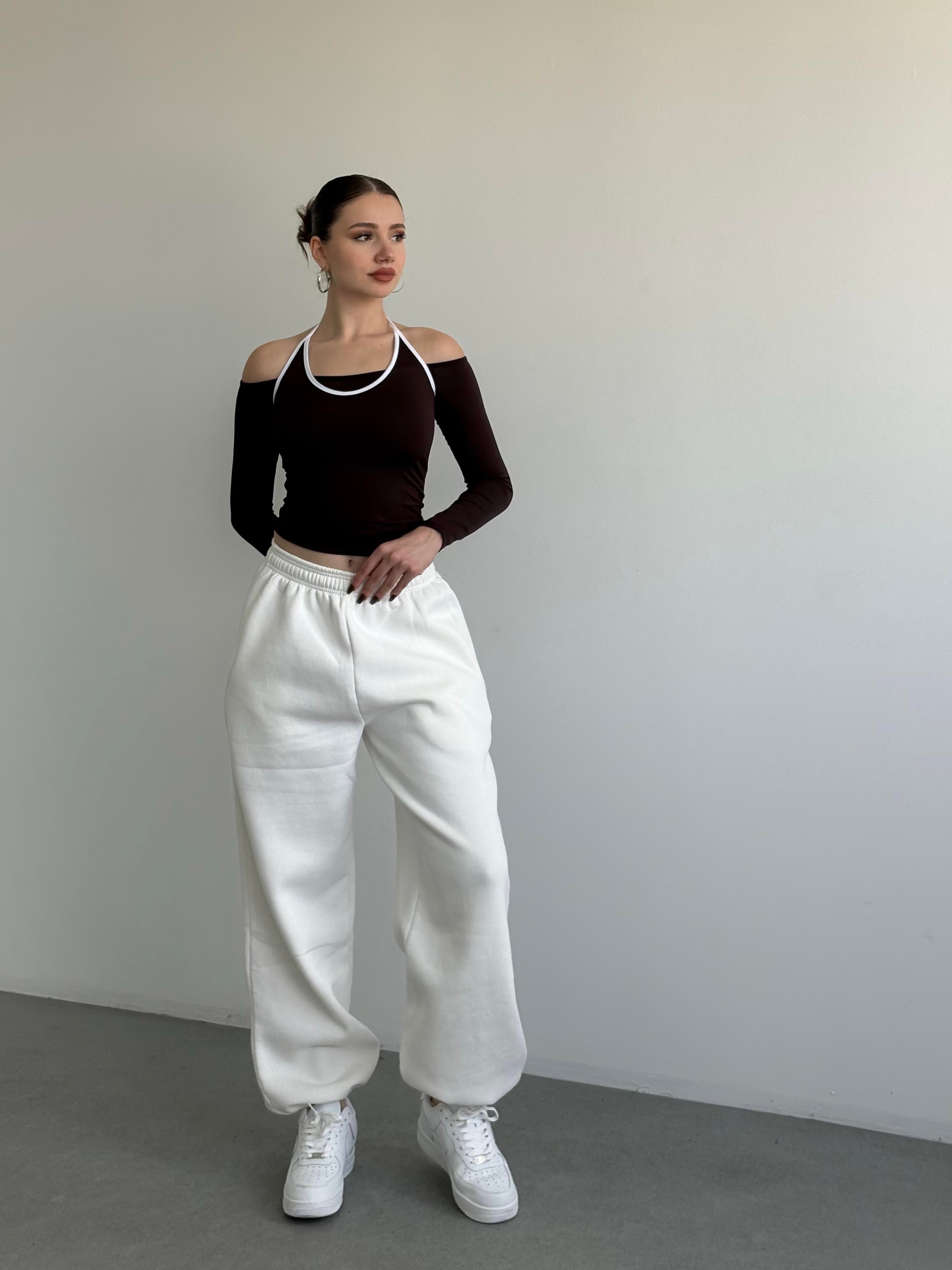 Oversize Baloon Şardonlu Eşofman