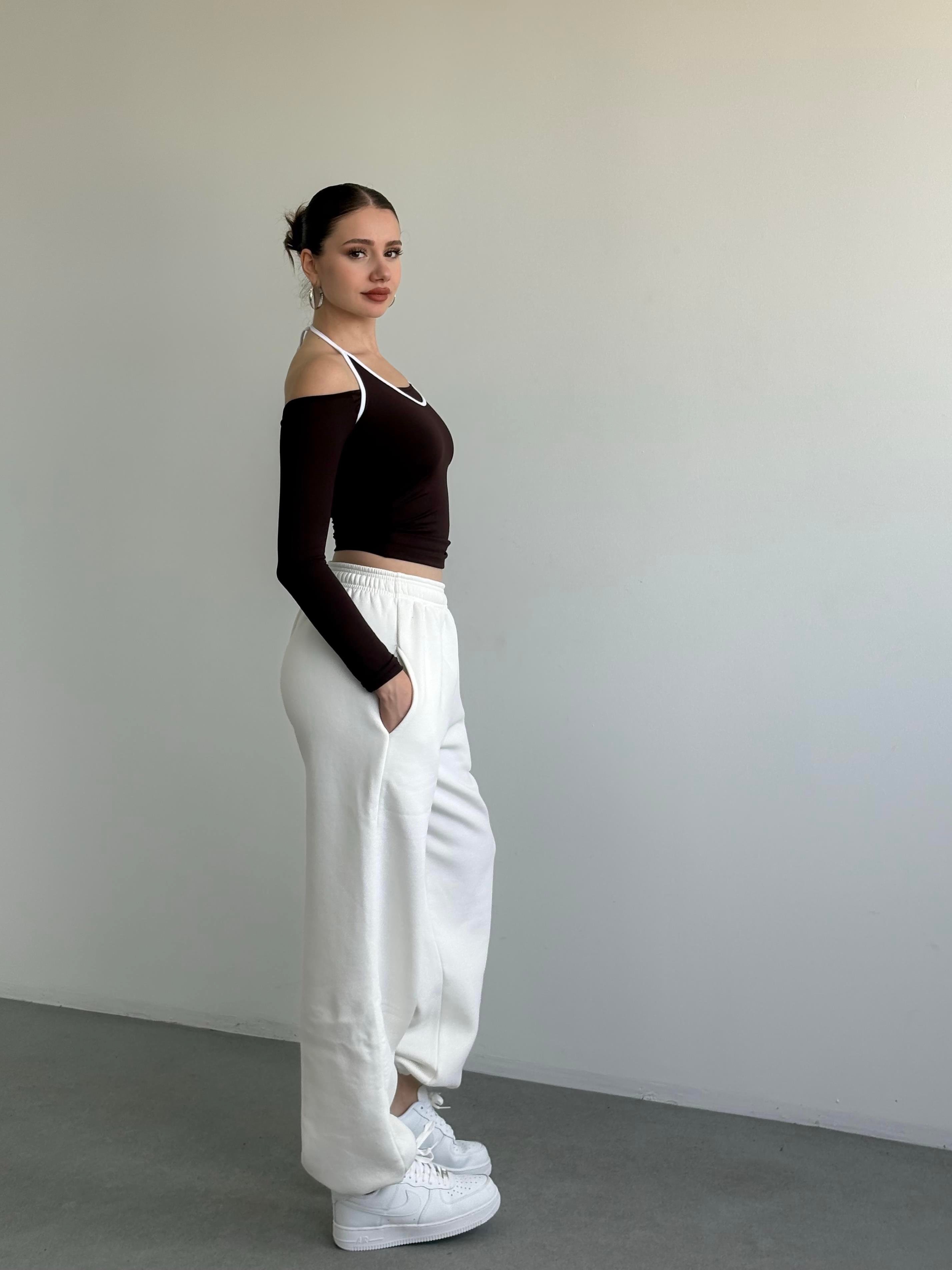 Oversize Baloon Şardonlu Eşofman