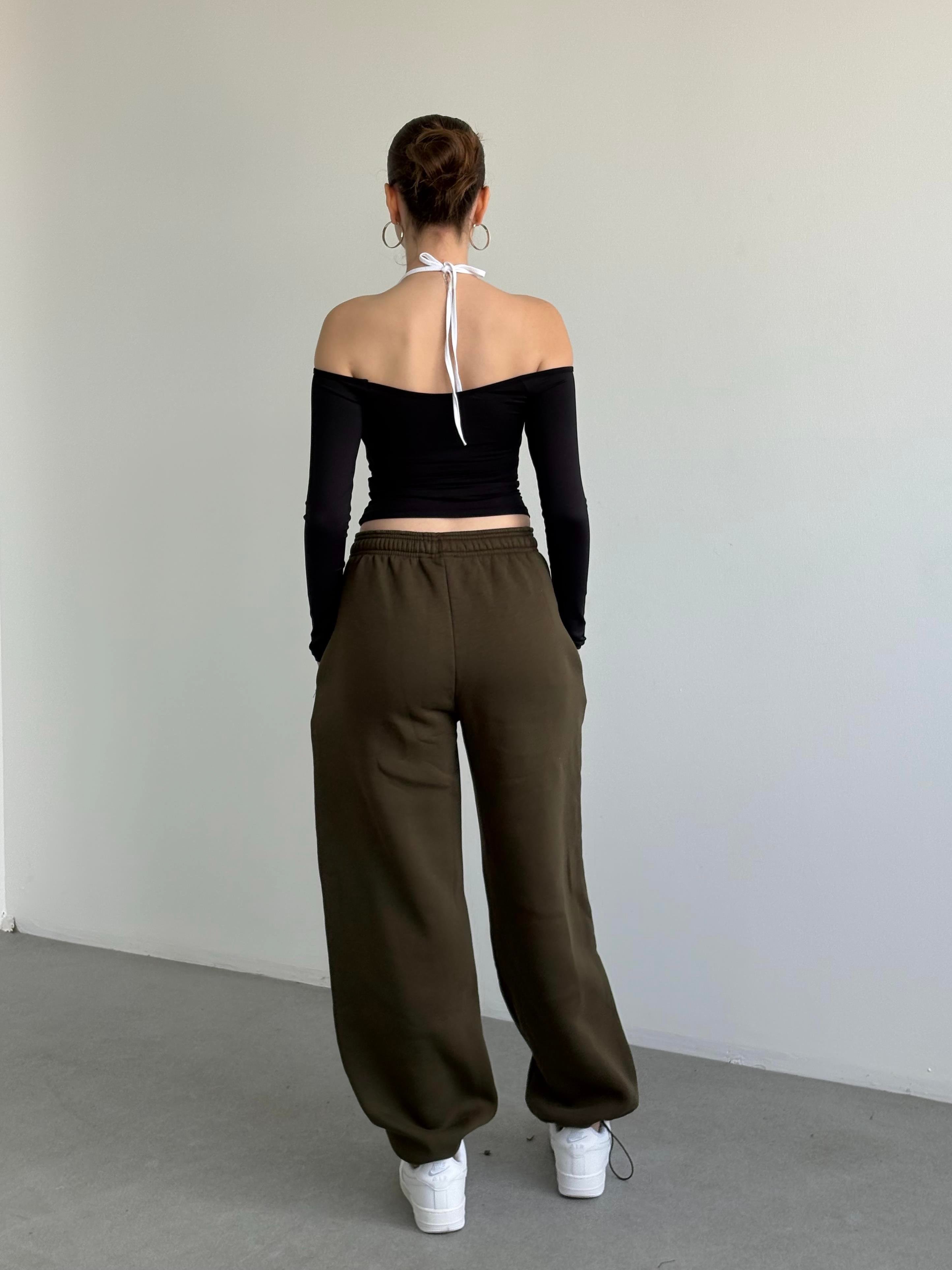 Oversize Baloon Şardonlu Eşofman