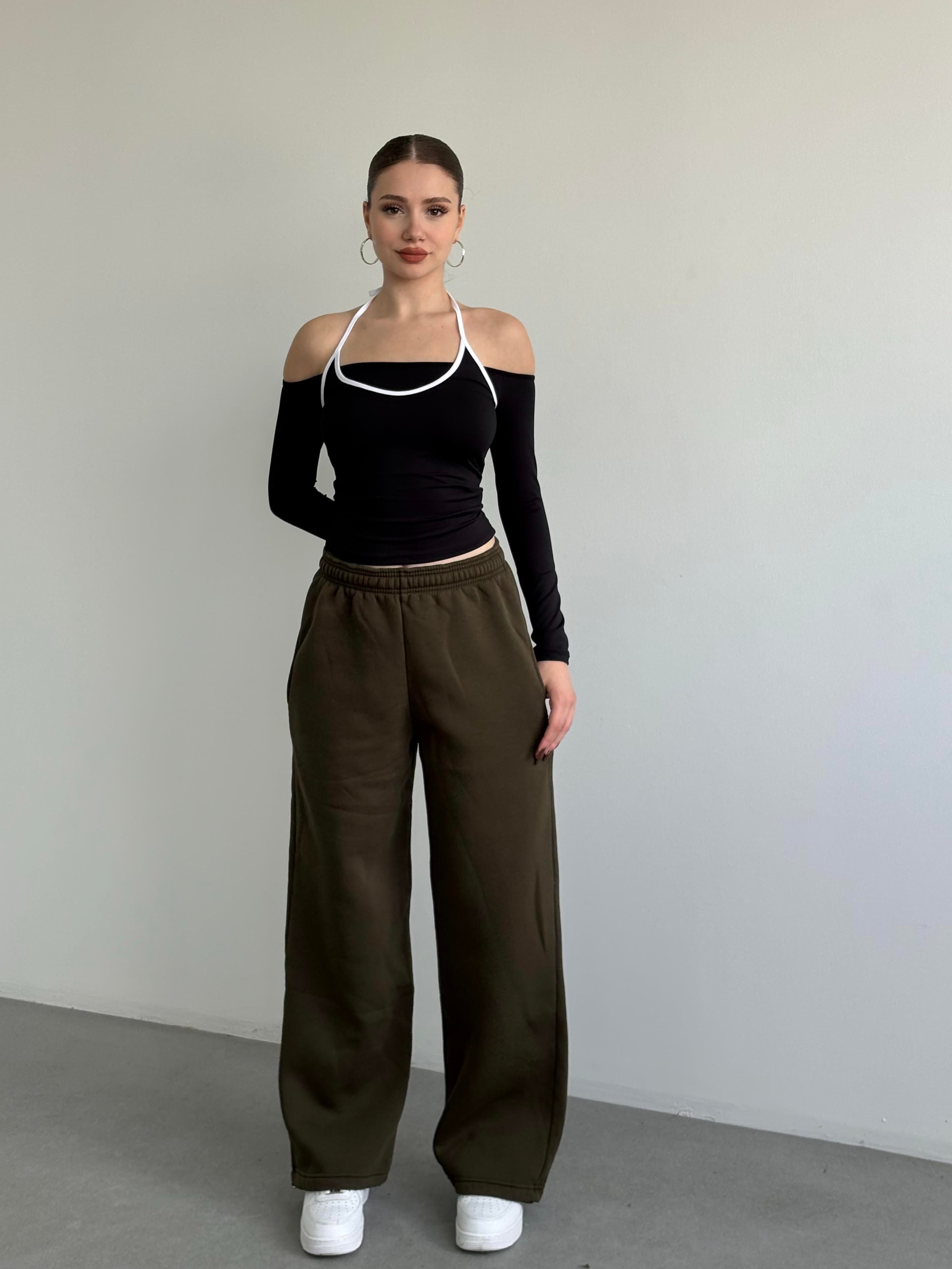 Oversize Baloon Şardonlu Eşofman