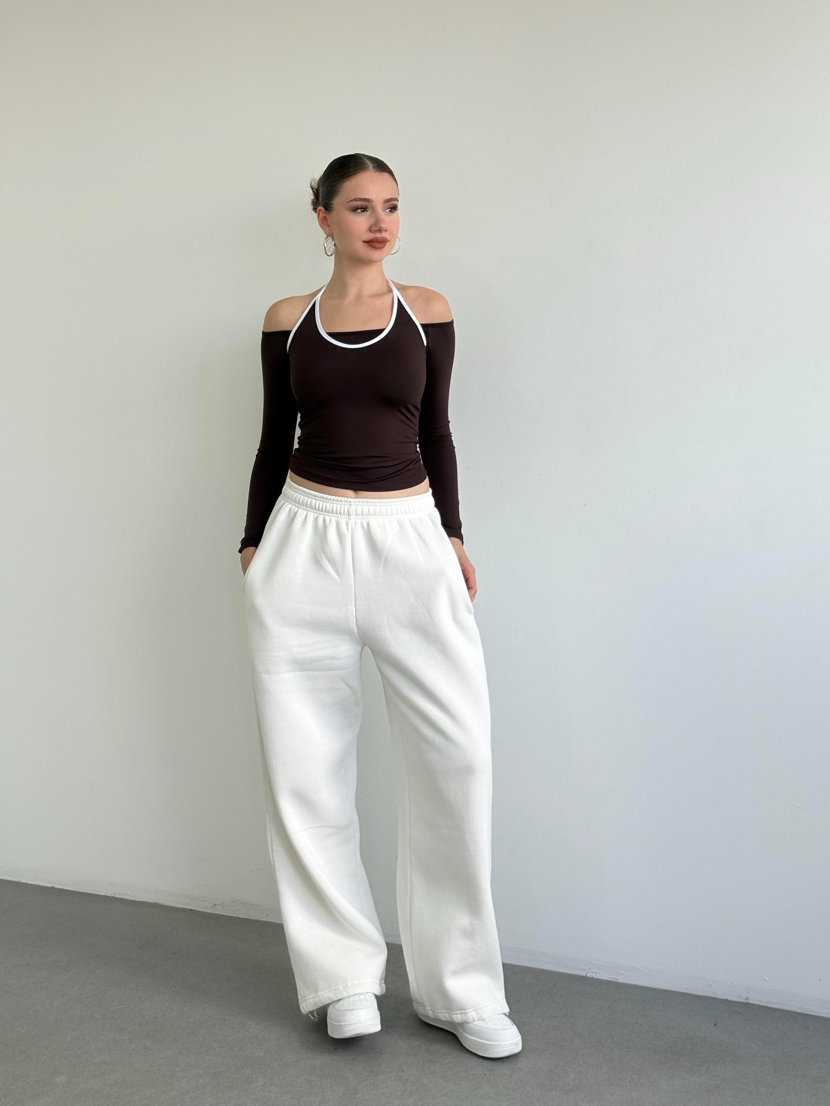 Oversize Baloon Şardonlu Eşofman