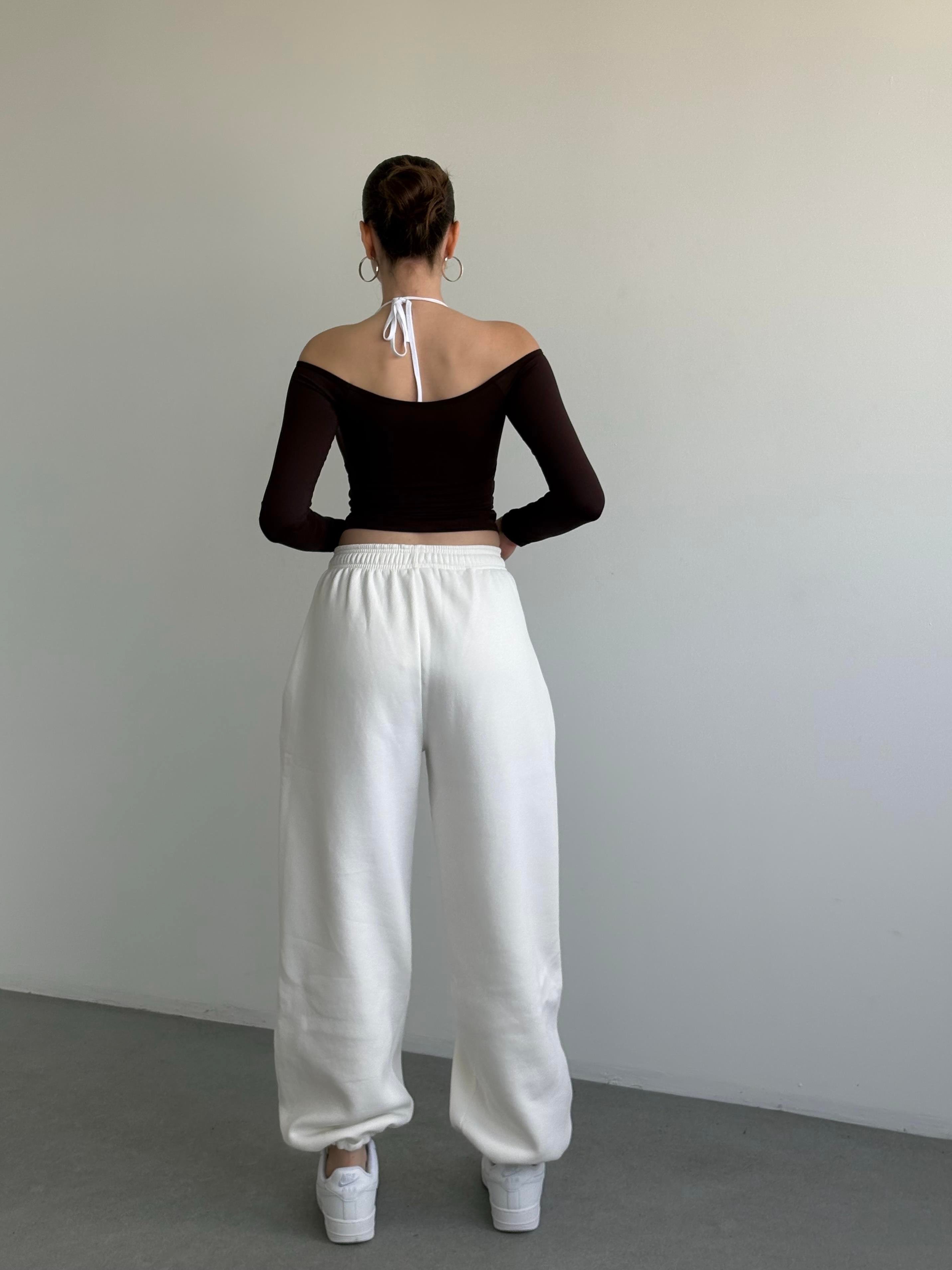 Oversize Baloon Şardonlu Eşofman