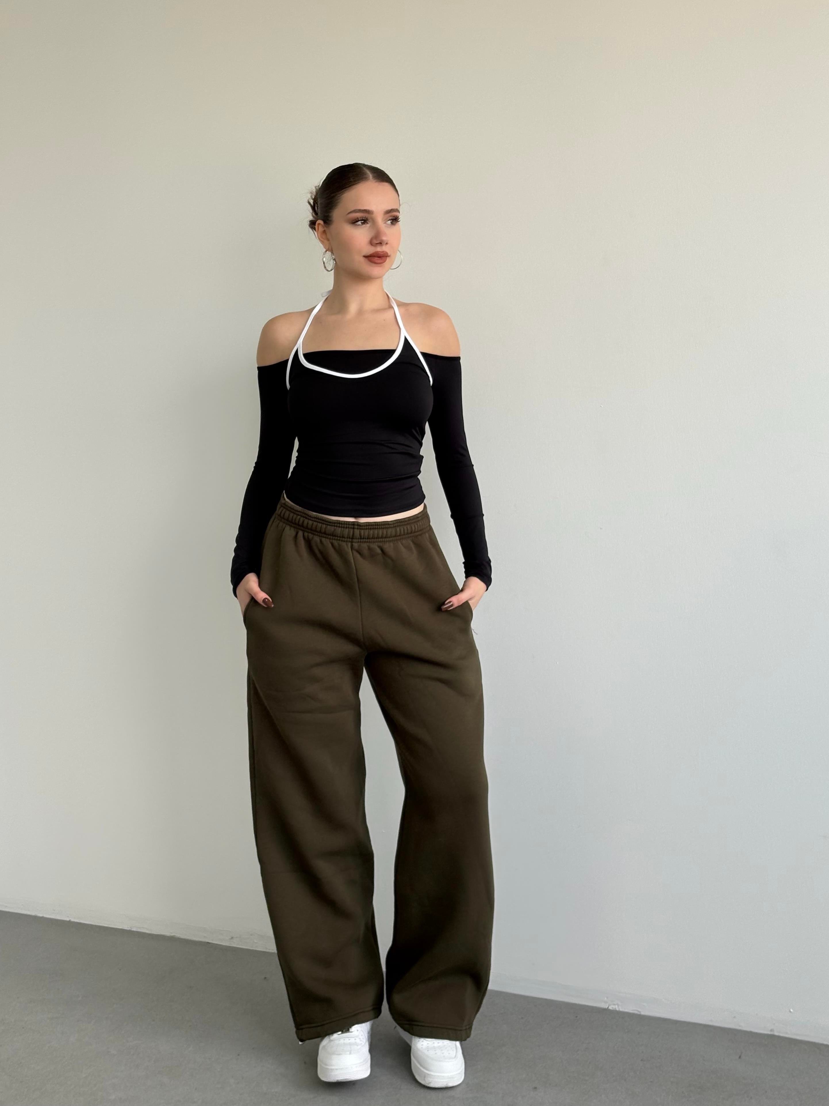 Oversize Baloon Şardonlu Eşofman