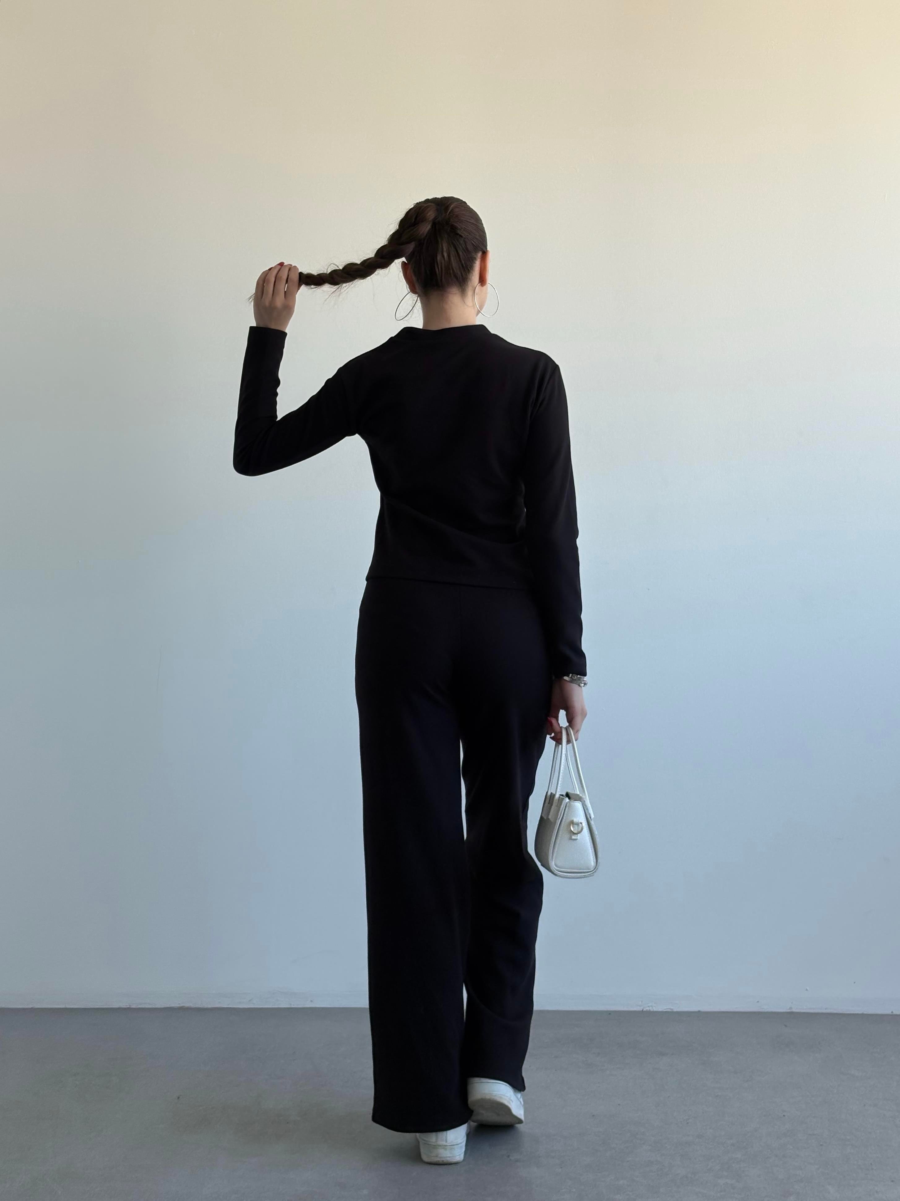 Selanik Örme Düğmeli Takım