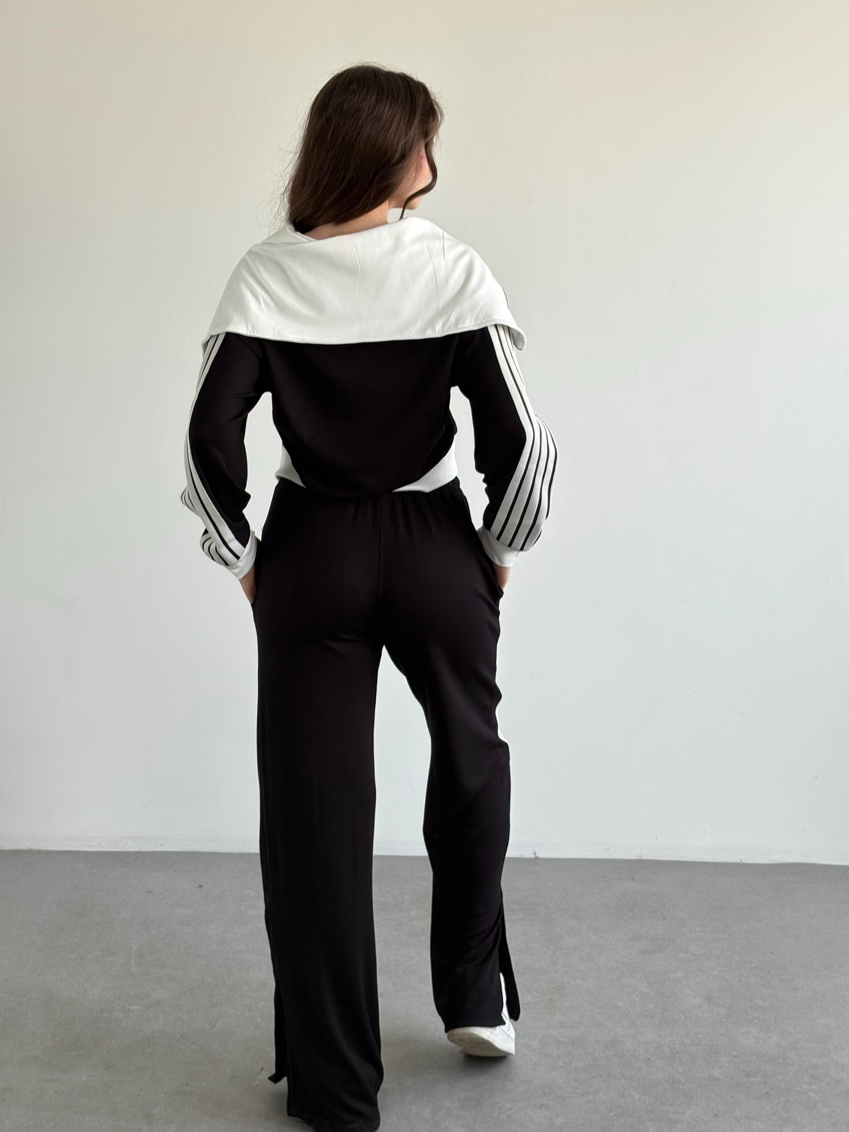 Şeritli Oversize Takım