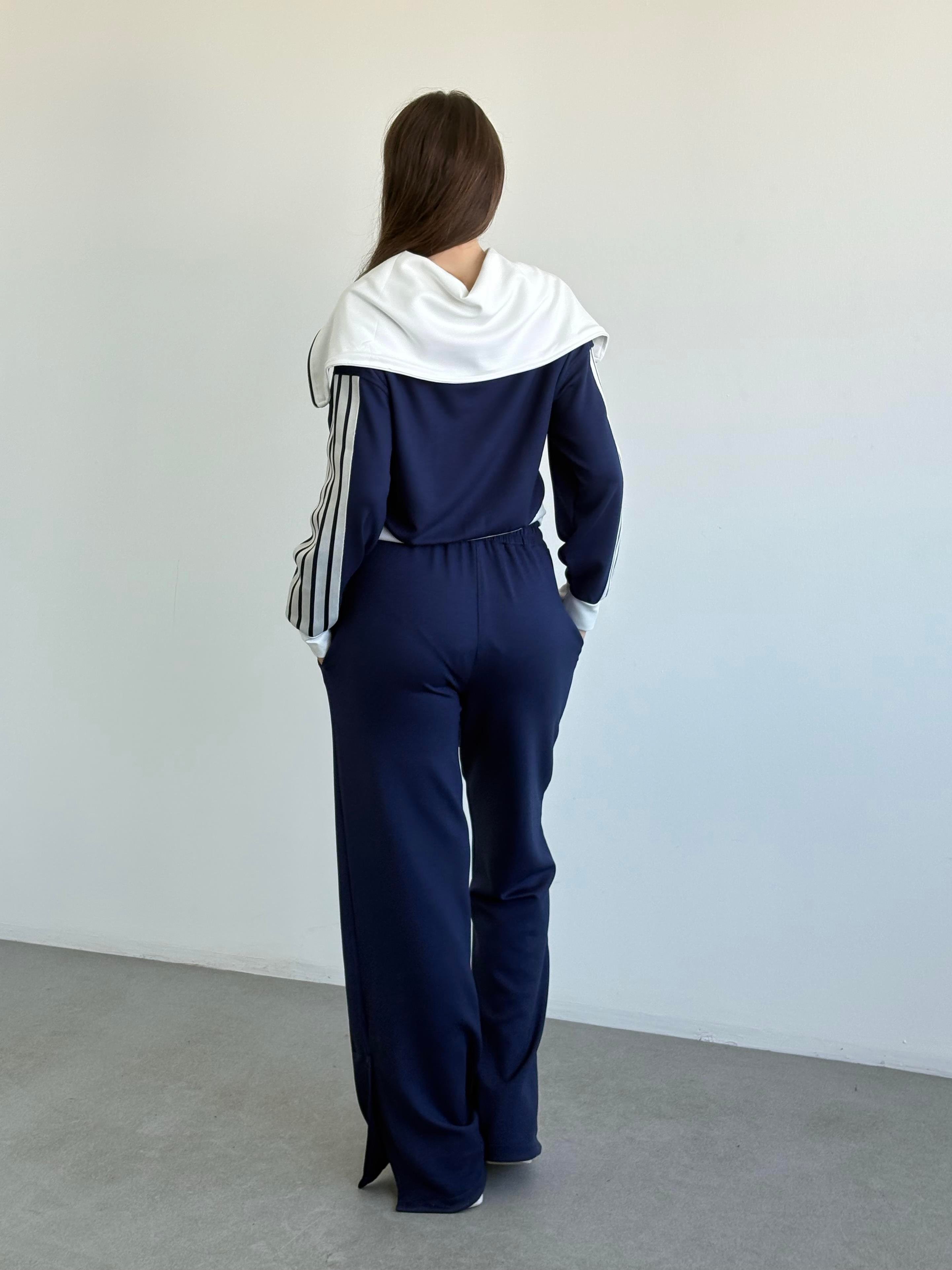 Şeritli Oversize Takım