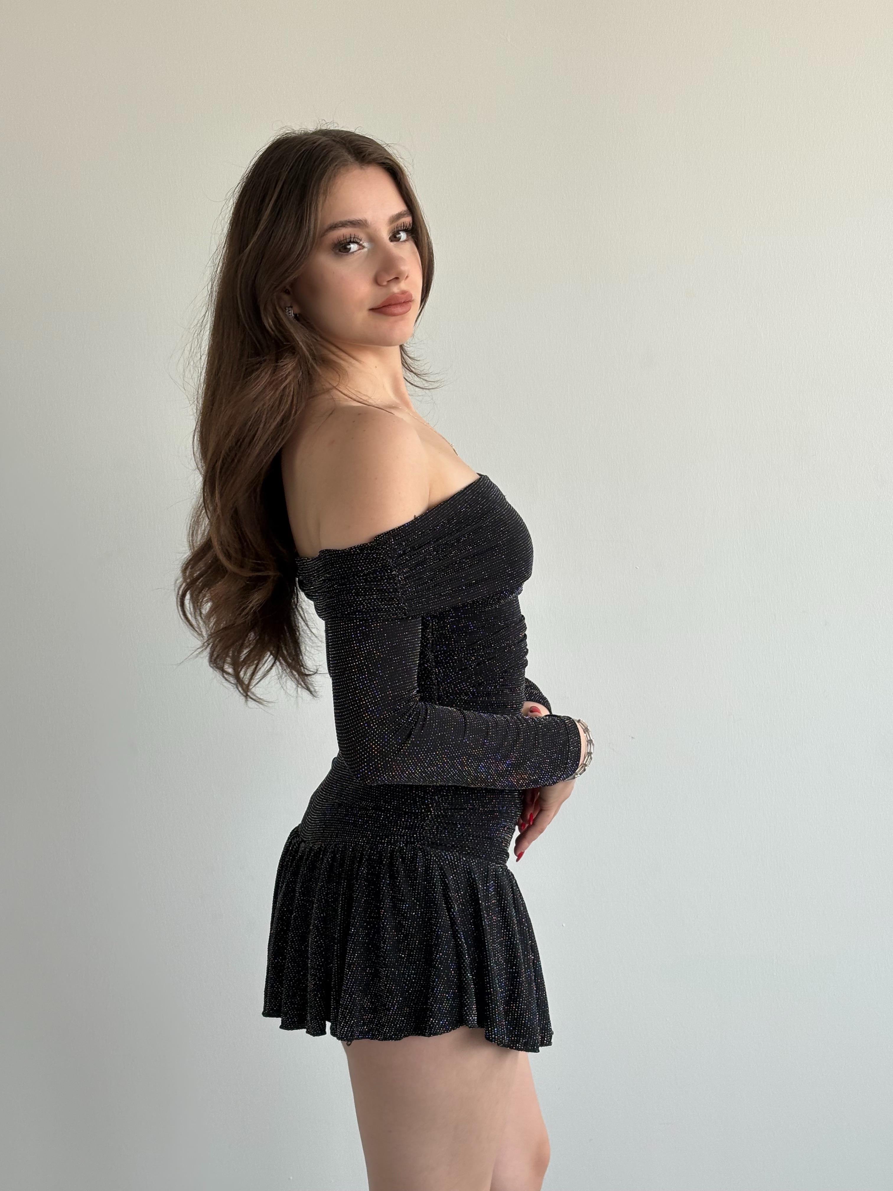 Simli Mini Etek Takım