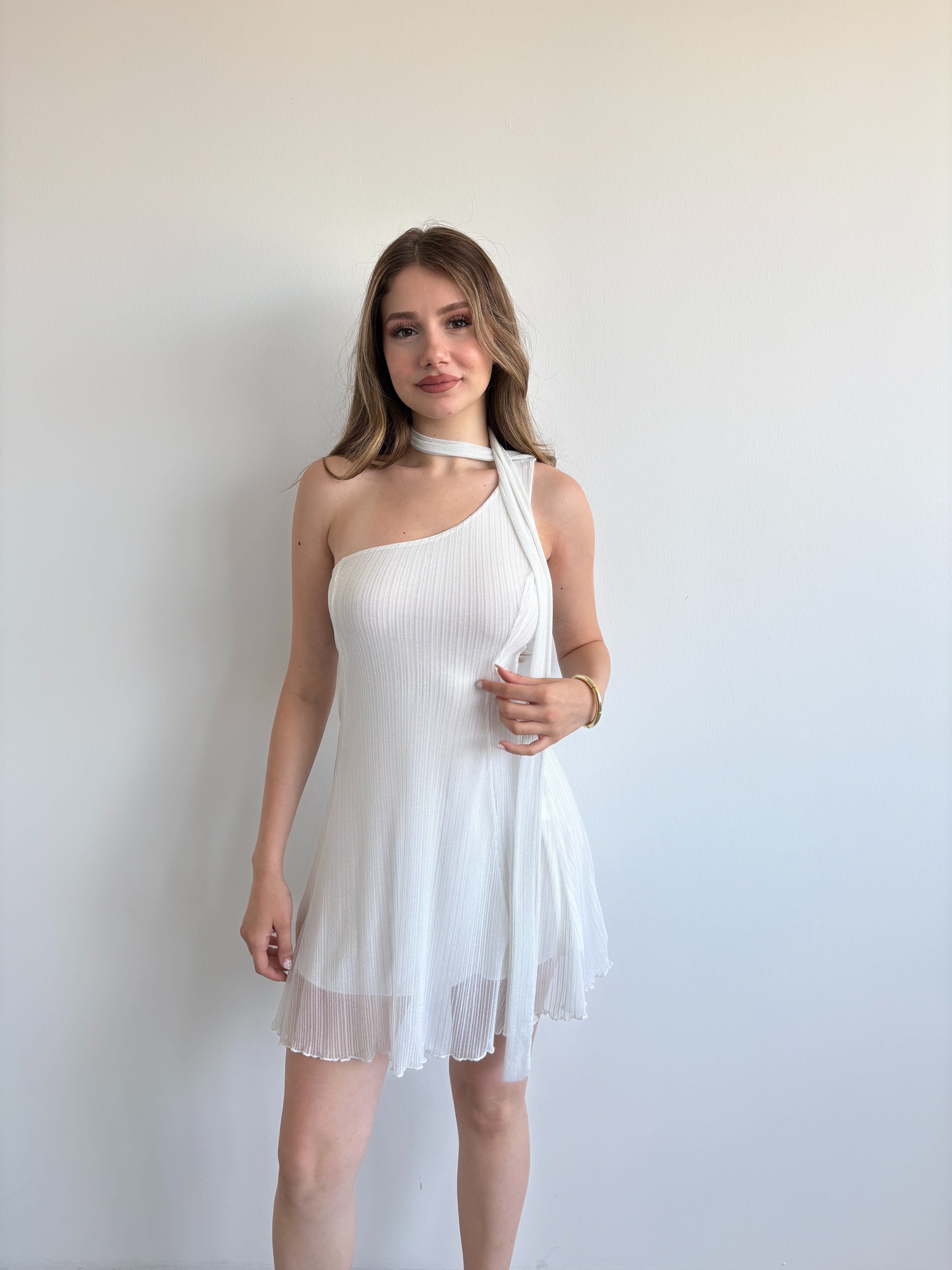 Simli Tül Elbise