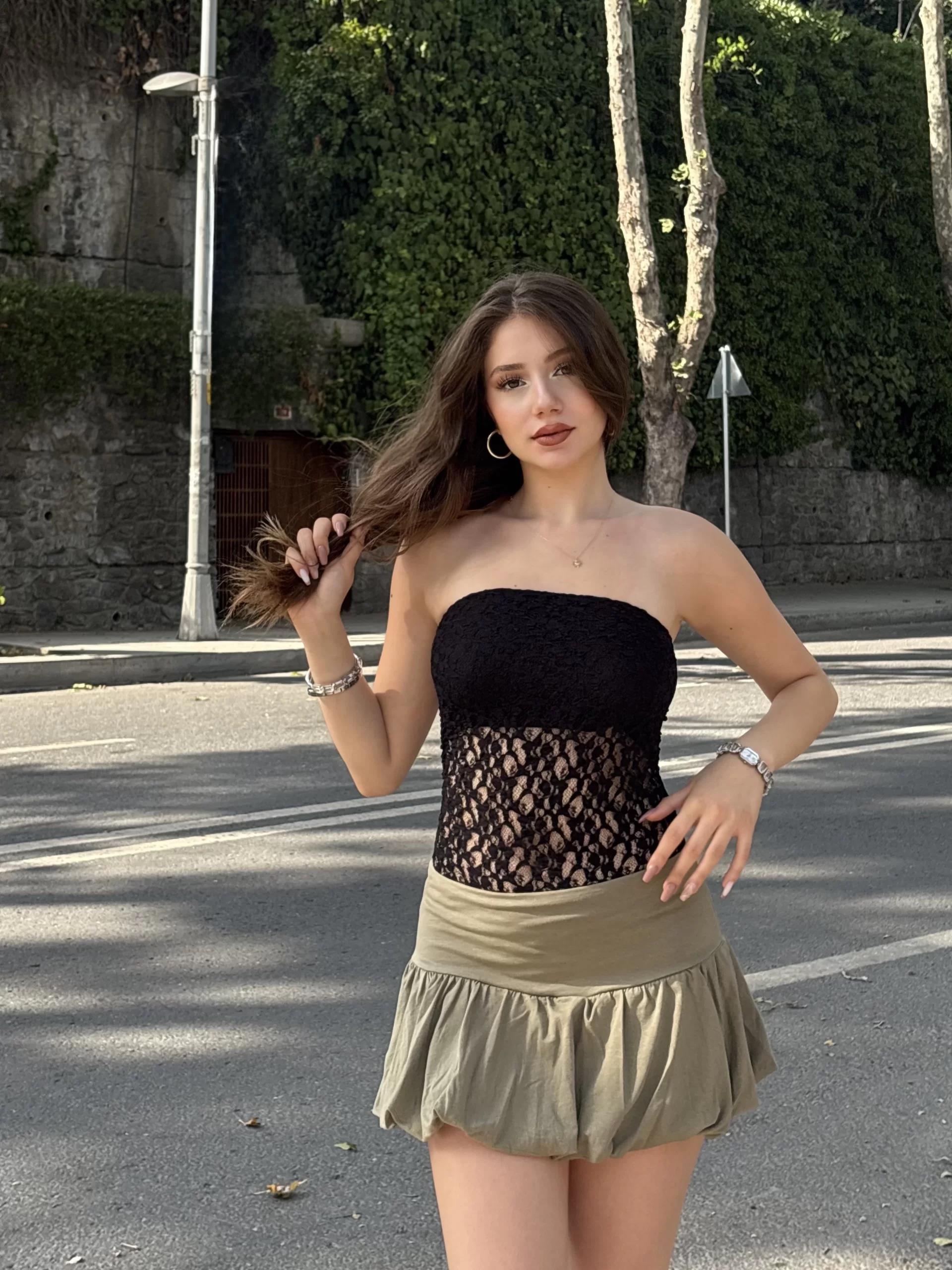 Straplez Dantel Bodysuit