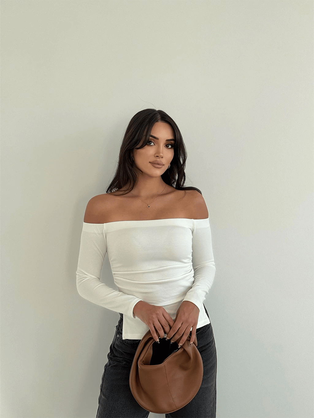 Straplez Lena Sandy Crop