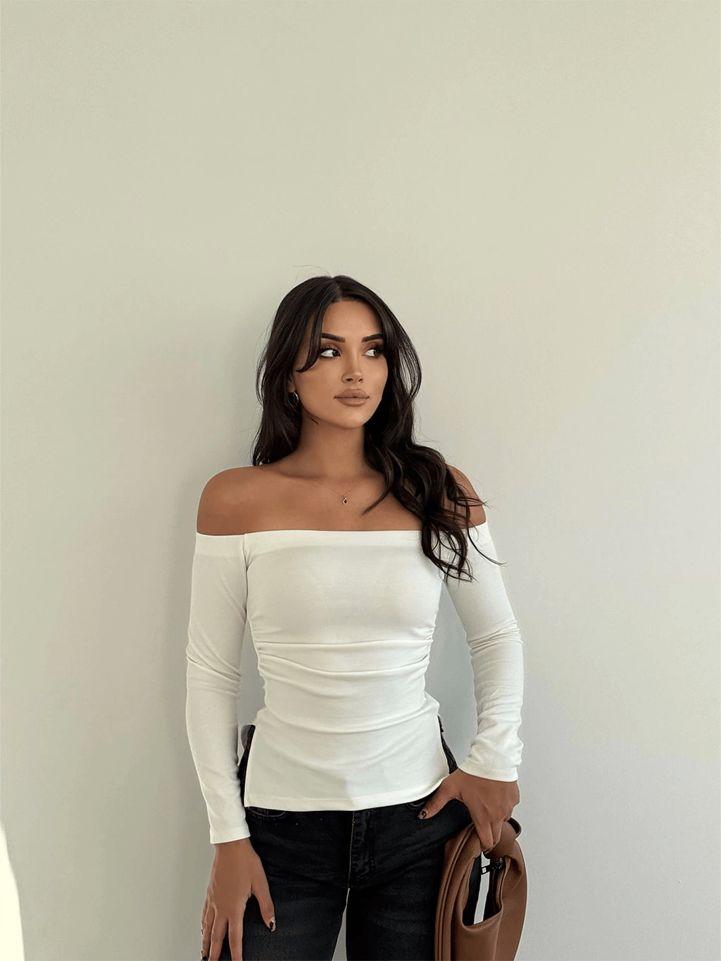 Straplez Lena Sandy Crop